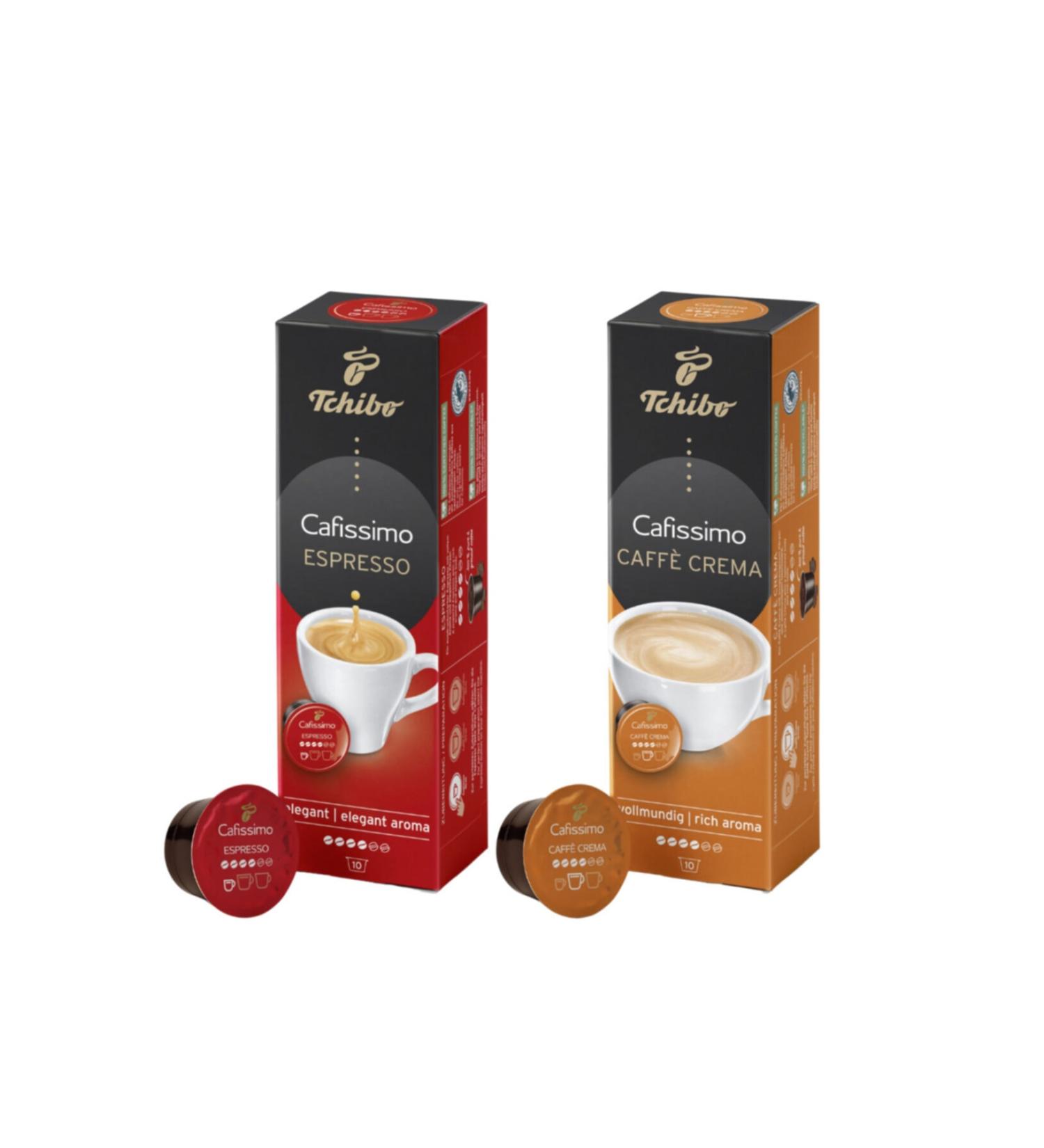 Tchibo Cafissimo Espresso Elegant Caffe Cream Rich 2x10