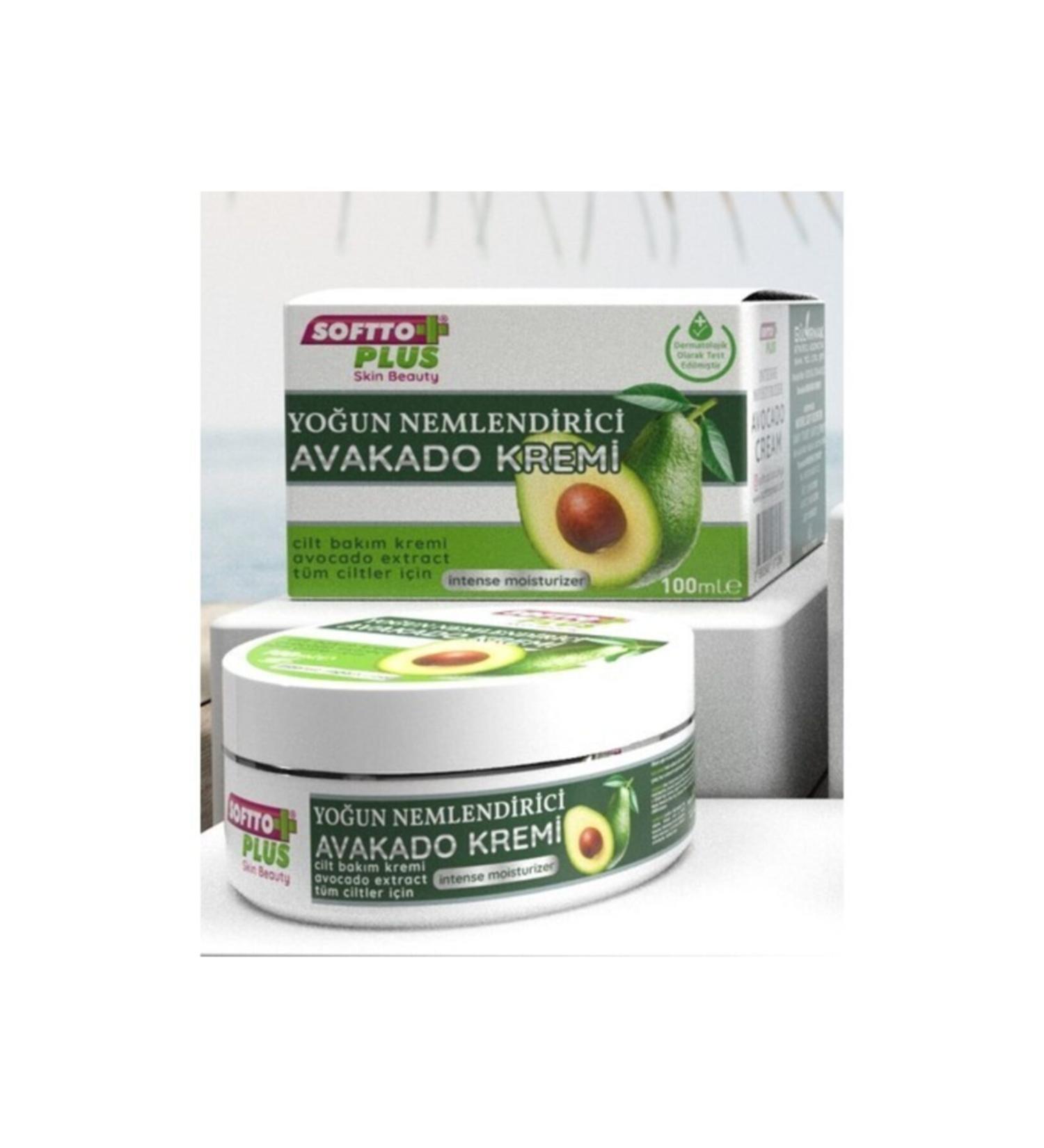 Softto Plus Avocado Moisturizing Cream 100 ml