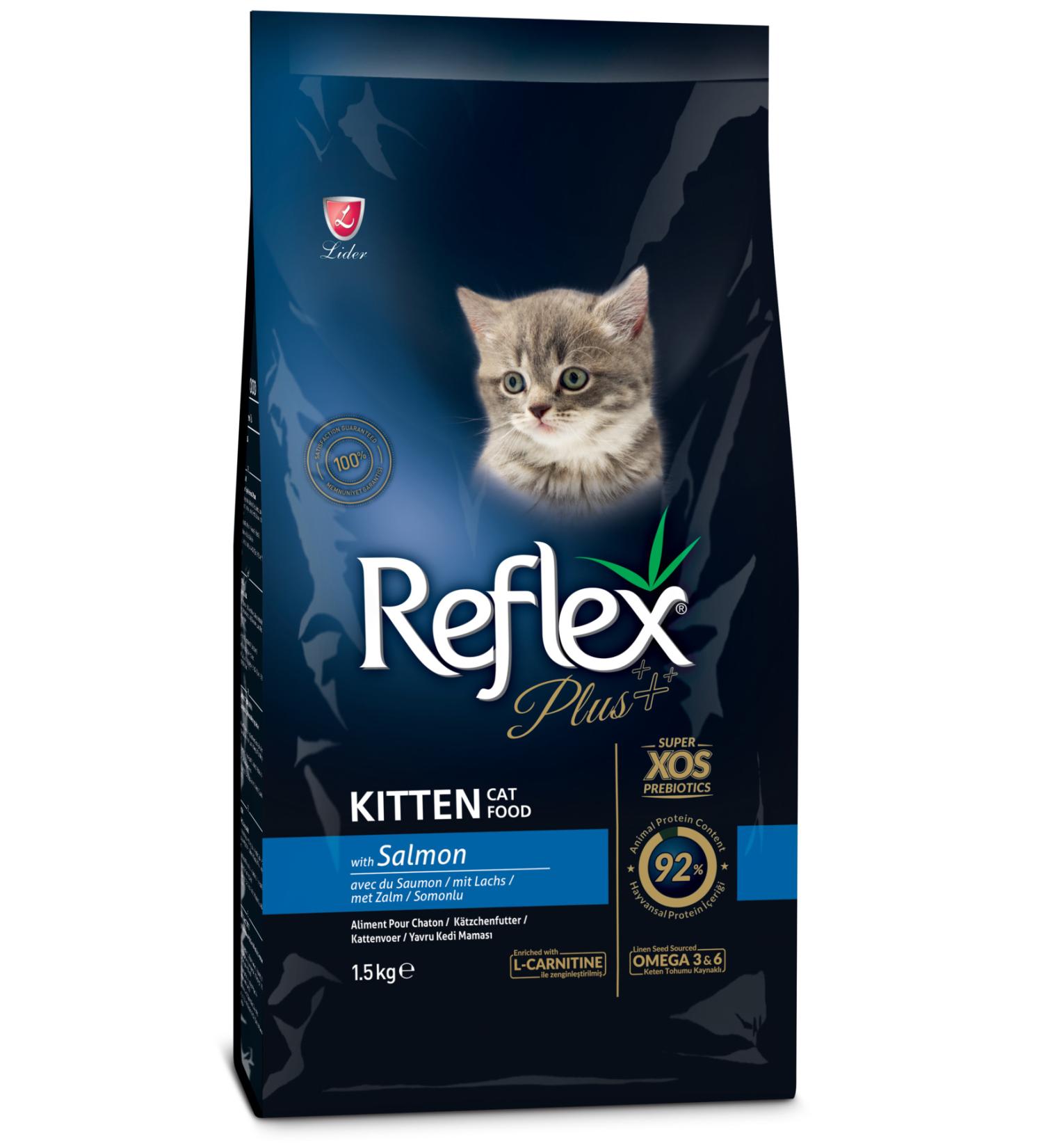 Reflex Plus Kitten Salmon Kitten Food 1.5kg