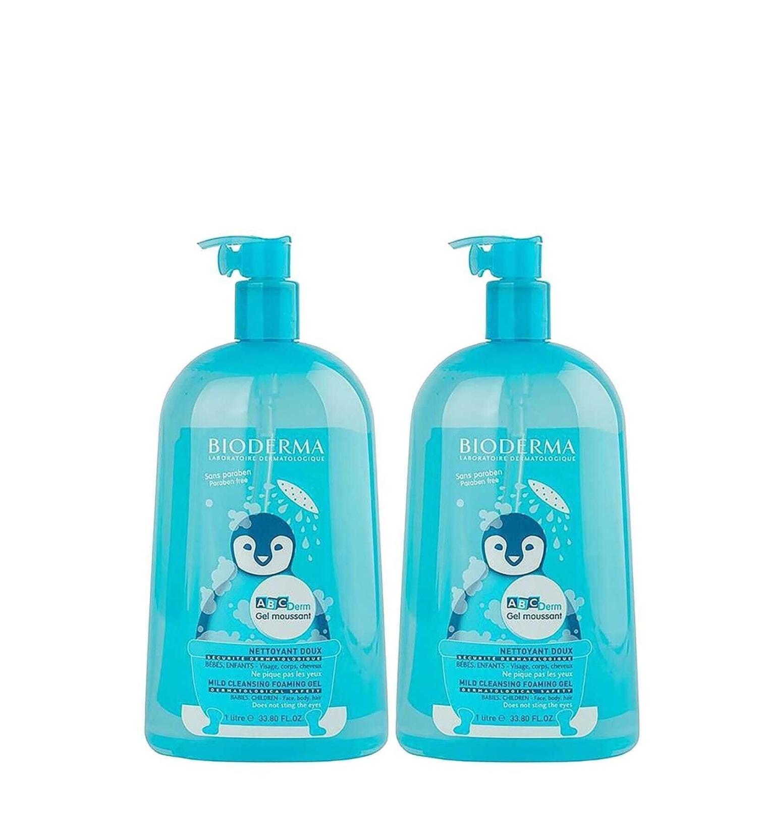 Bioderma ABCDerm Foaming Cleanser 2 X 1 L