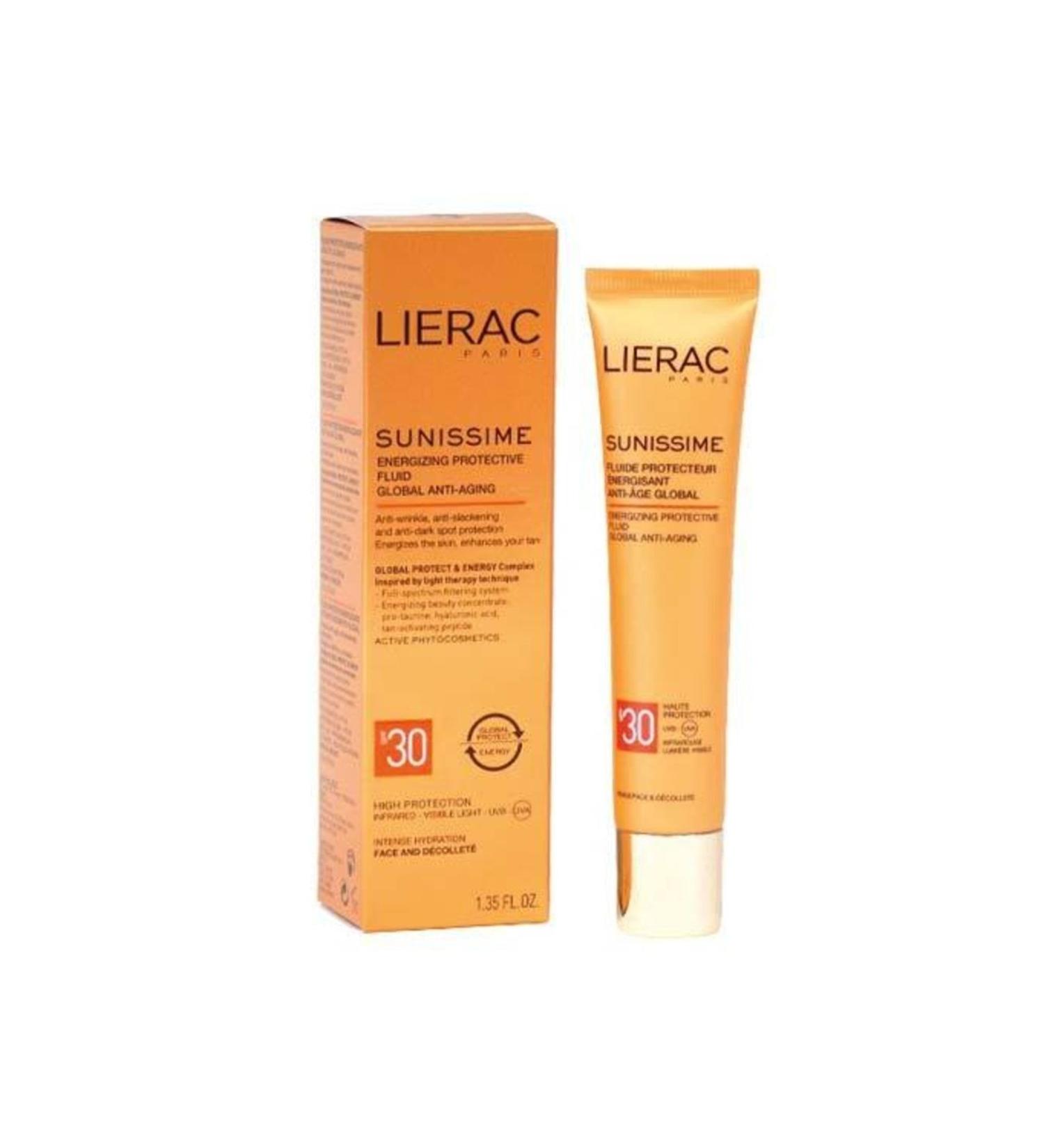 Lierac Sunissime Energizing Protective Fluid Global Anti-aging Spf30 40ml