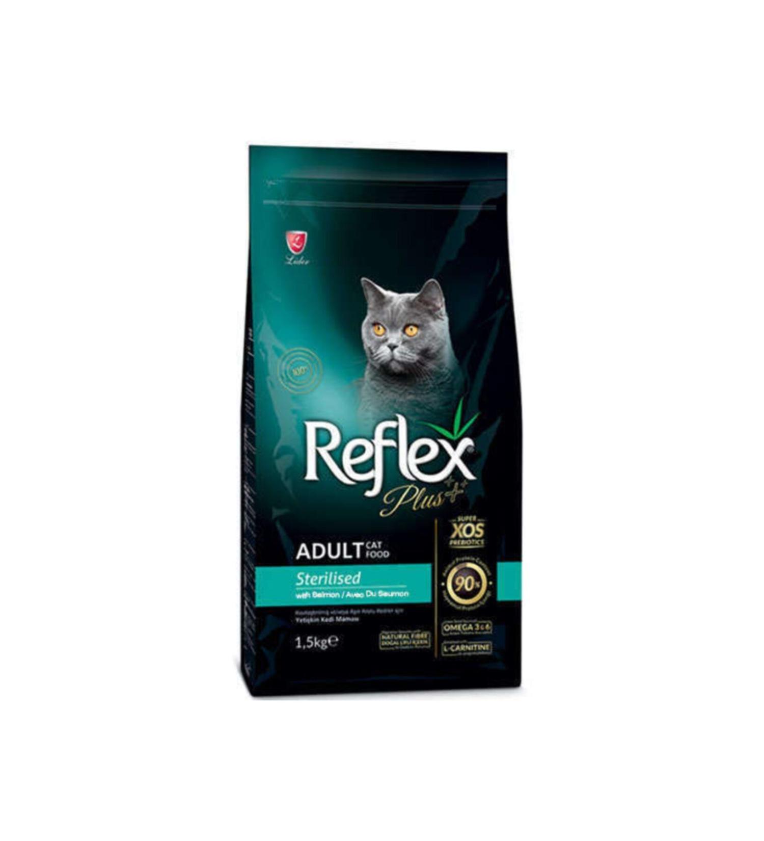 Reflex Plus Sterilized Salmon Sterilized Cat Food 1.5 kg