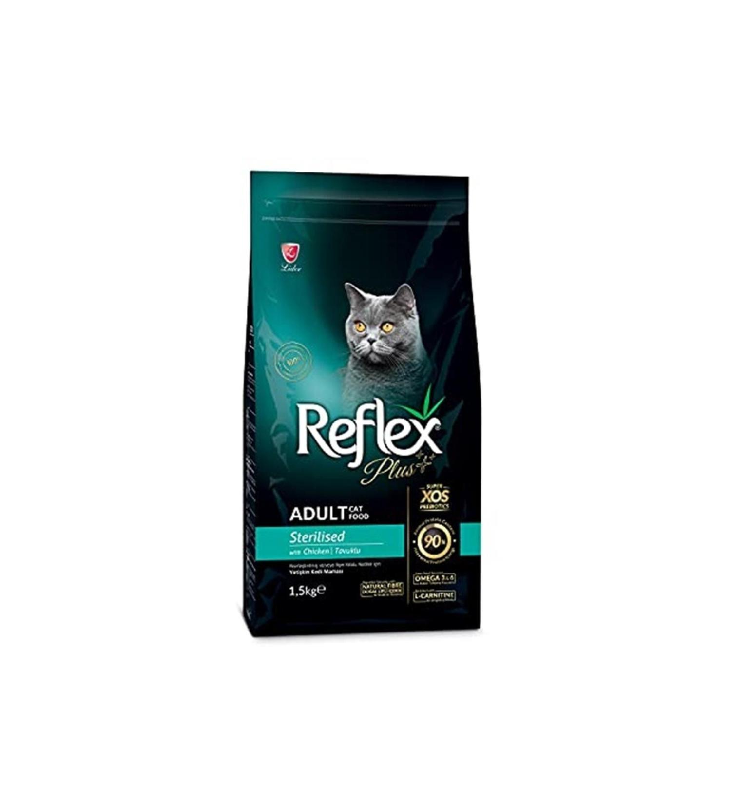 Reflex Cat Food with Chicken Meat for Sterilized Adult Cats 1.5 Kg
