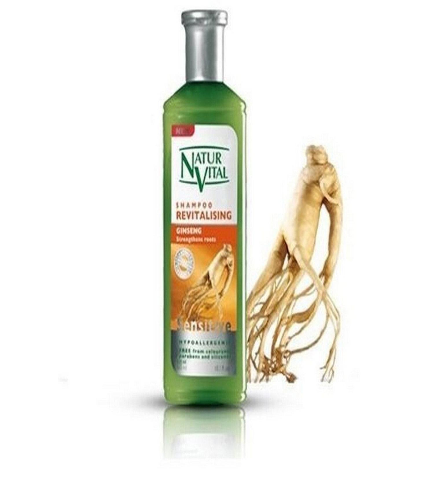 Natur Vital Ginseng Revitalising Revitalizing Shampoo 300 ml Imported