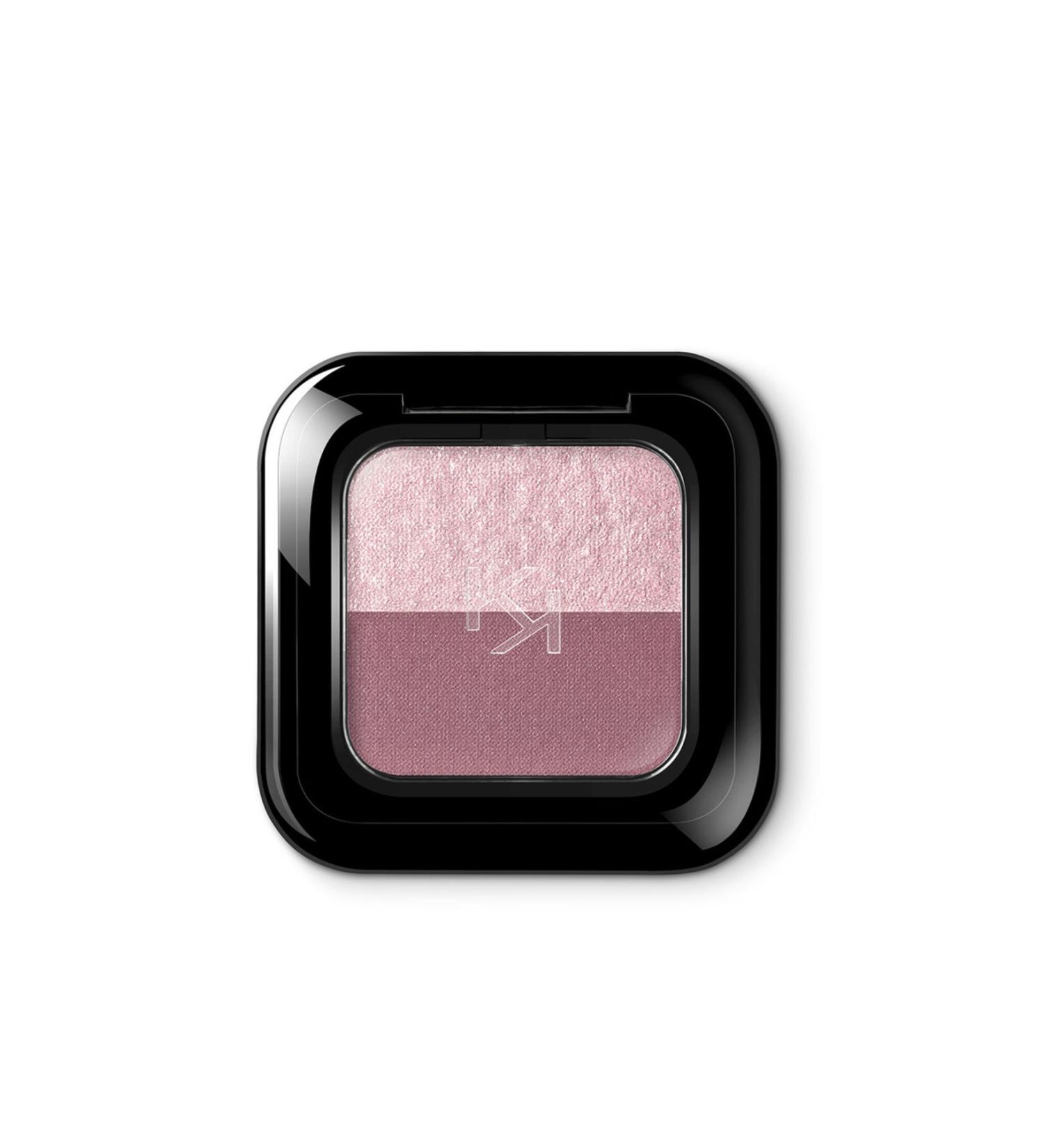 KIKO EYESHADOW - NEW BRIGHT DUO EYESHADOW - 08 Cool Pink / Mauve