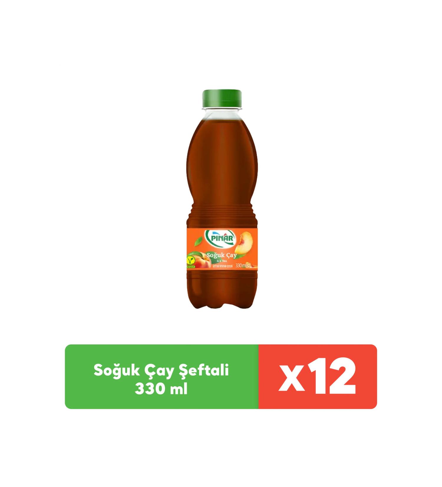 Pinar Iced Tea Peach 330 ml x 12 Pieces