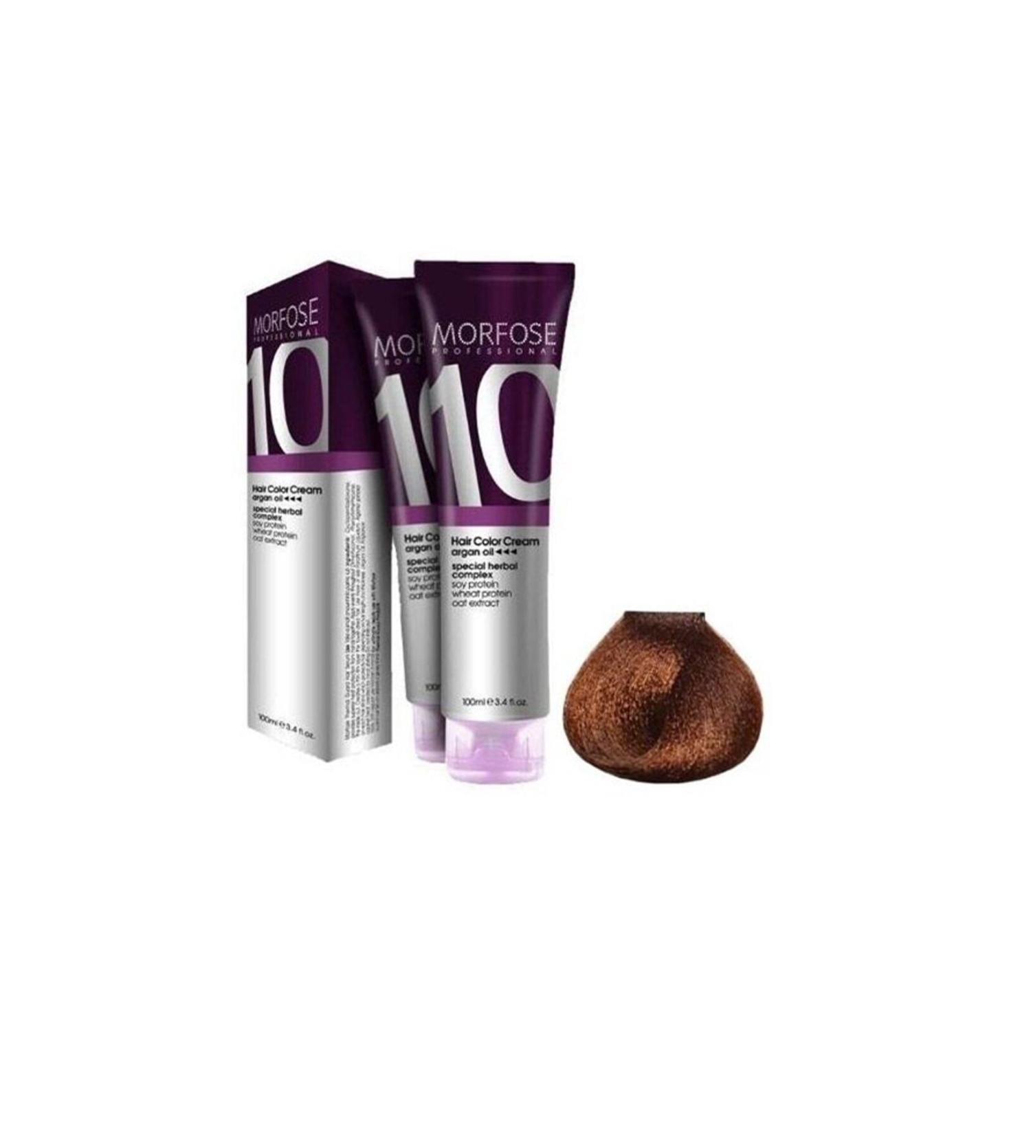Morfose Hair Dye Tube Dye 6.34 Copper Brown 100 Ml