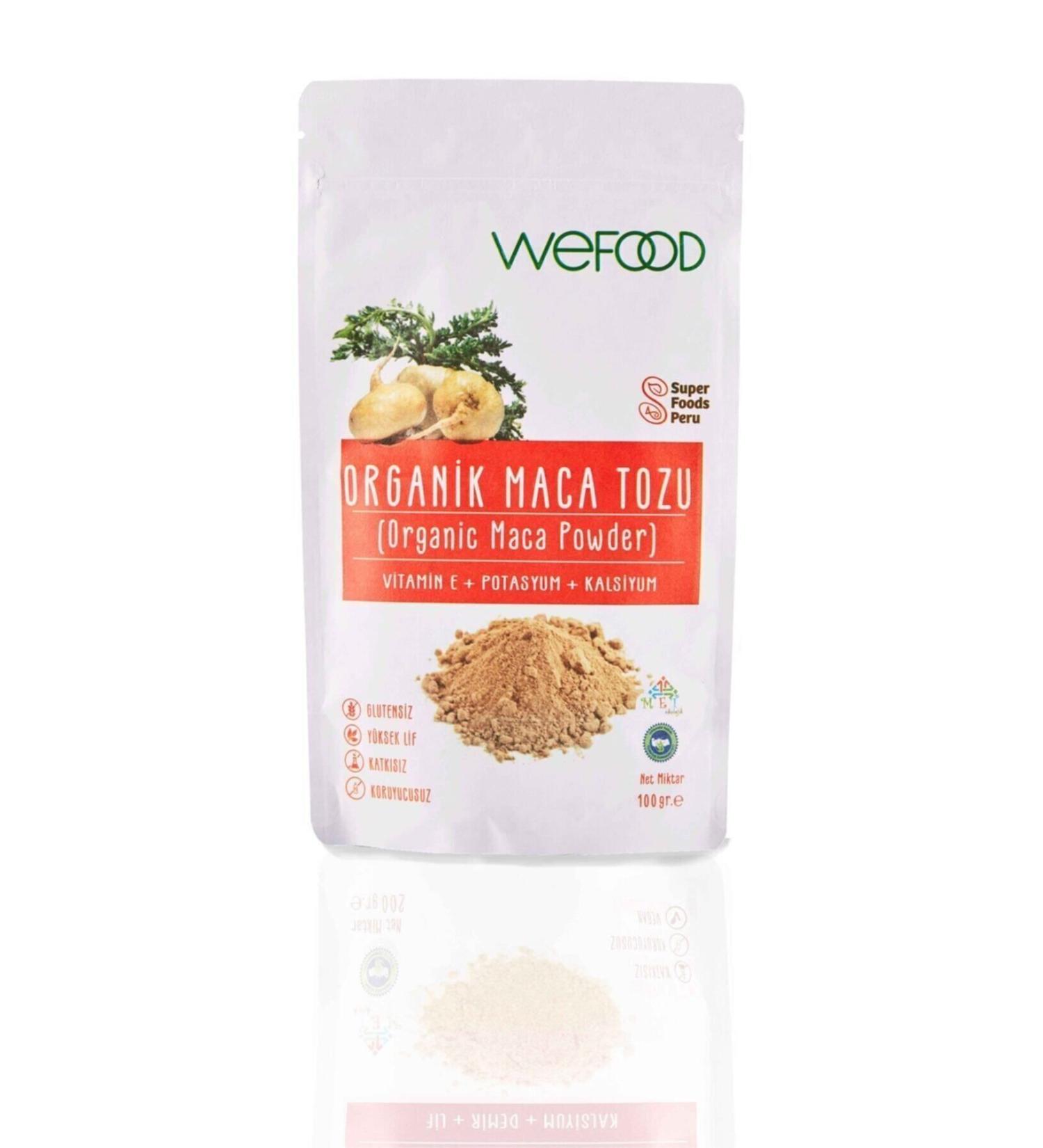 Wefood Organic Maca Powder 100gr - Buy Online on GoSupps.com