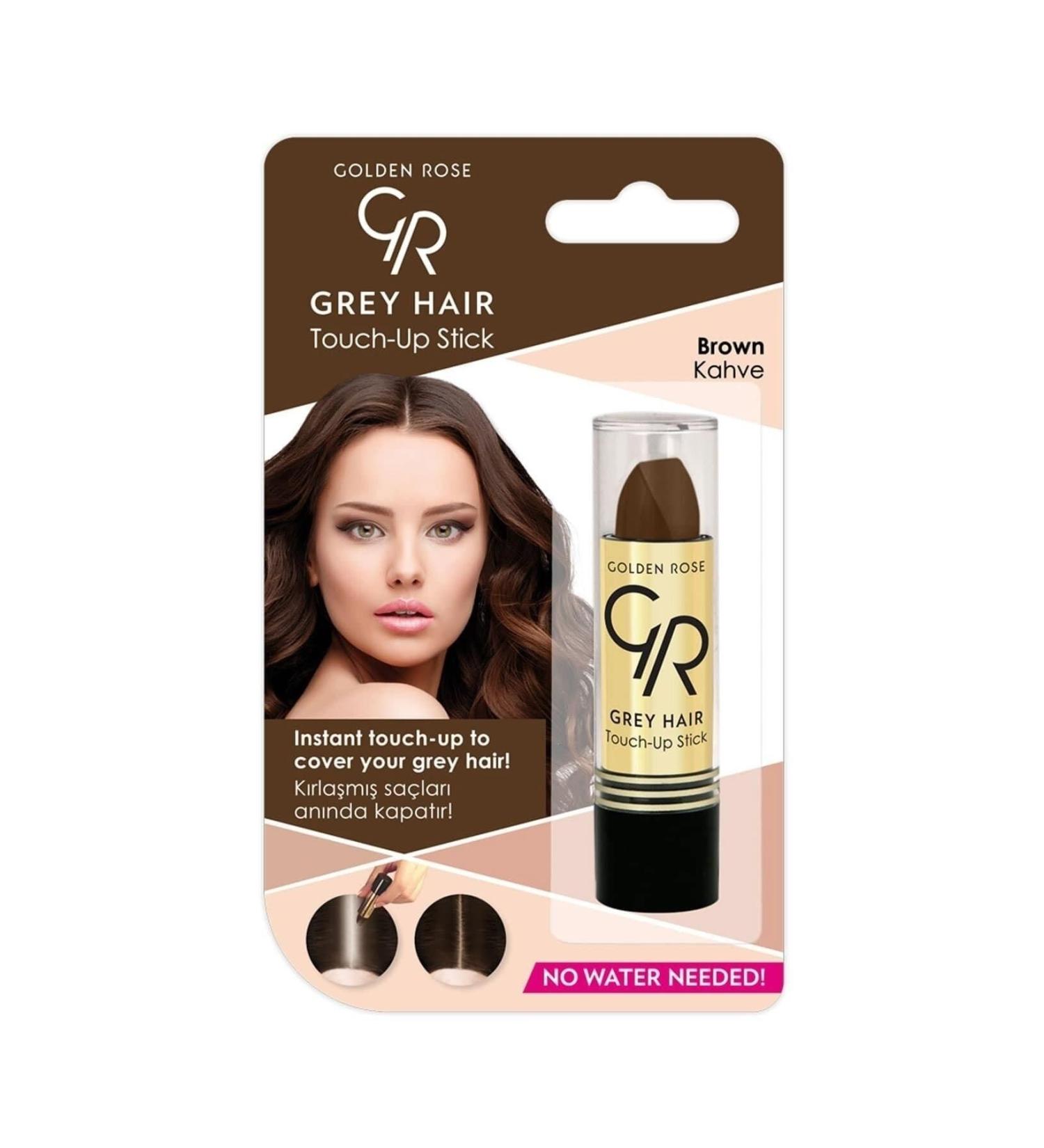 Golden Rose White Hair Touch-up Stick Brown - Grey Hair Touch-up Stick