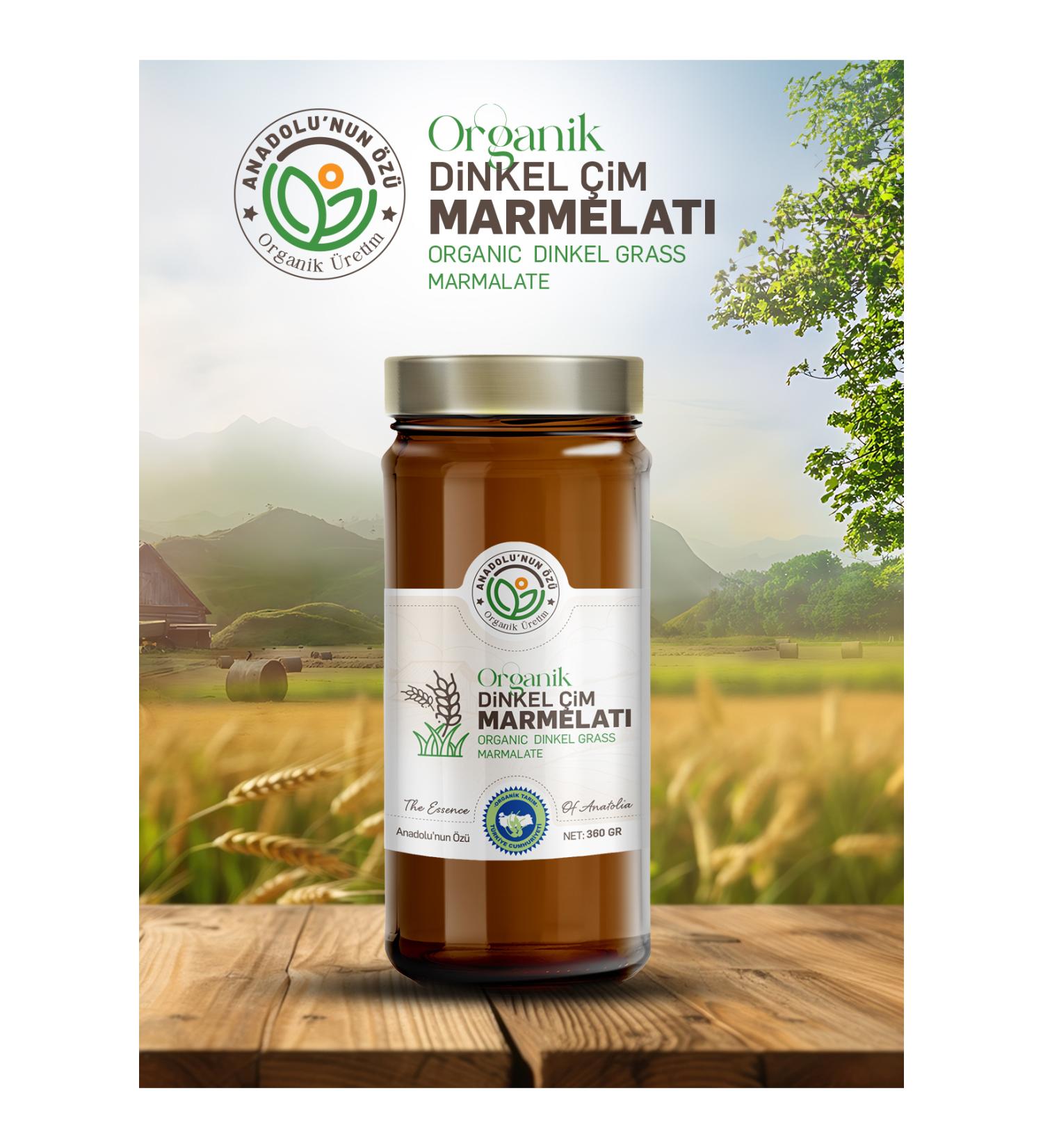the essence of anatolia organic production ORGANIC DINKEL GRASS MARMELAT''360gr'' - Buy Online on GoSupps.com