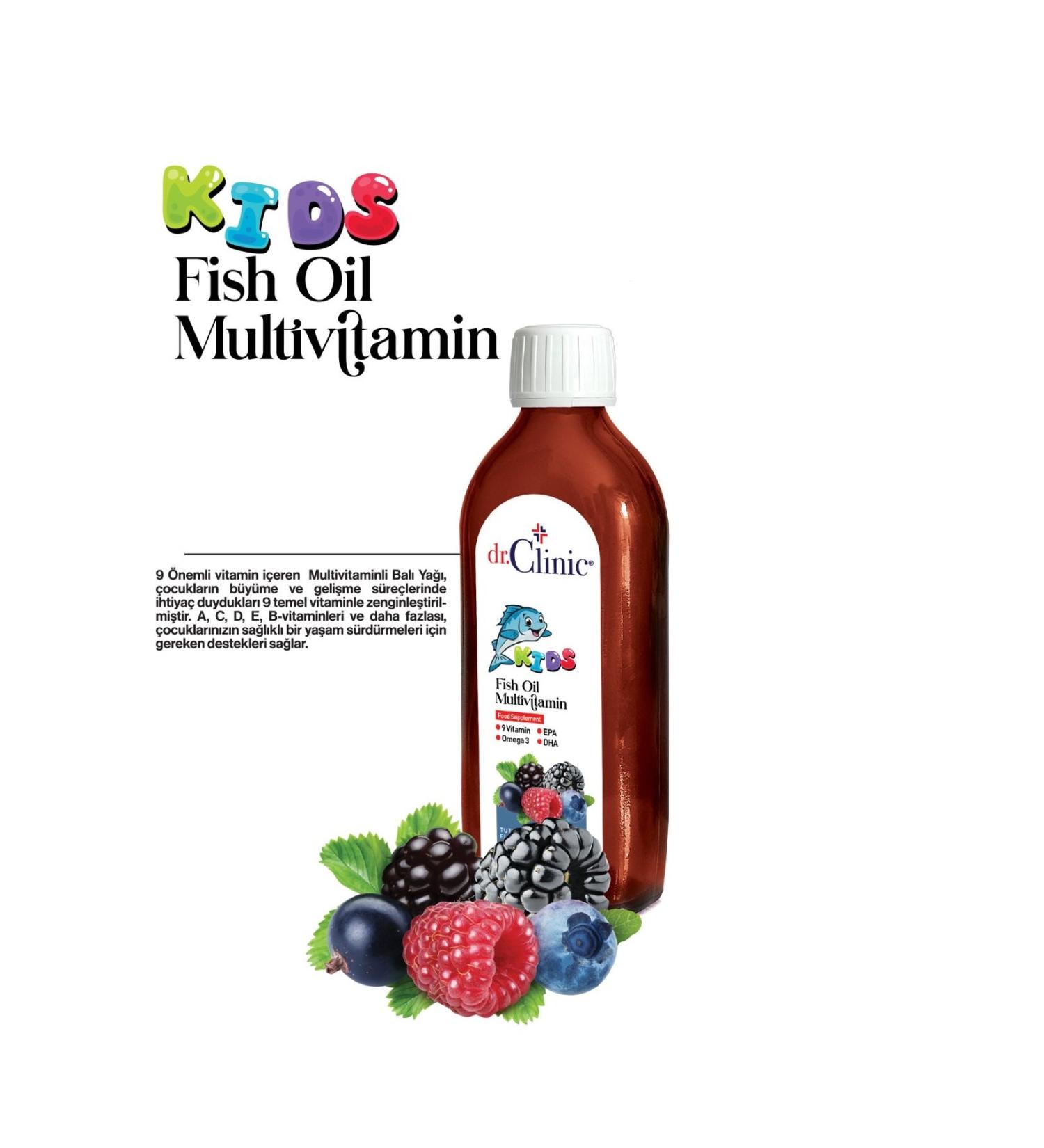 Dr. Clinic Fish Oil Multivitamin 150 ml Syrup