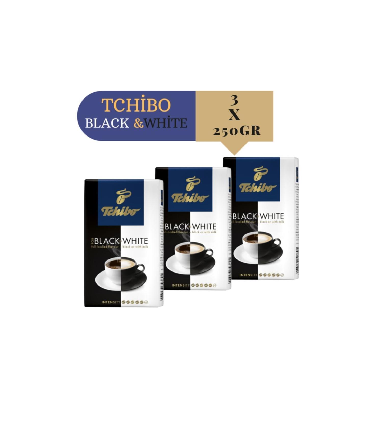 Tchibo Black'n White Ground Filter Coffee Advantageous Package 3x250g - Buy Online on GoSupps.com