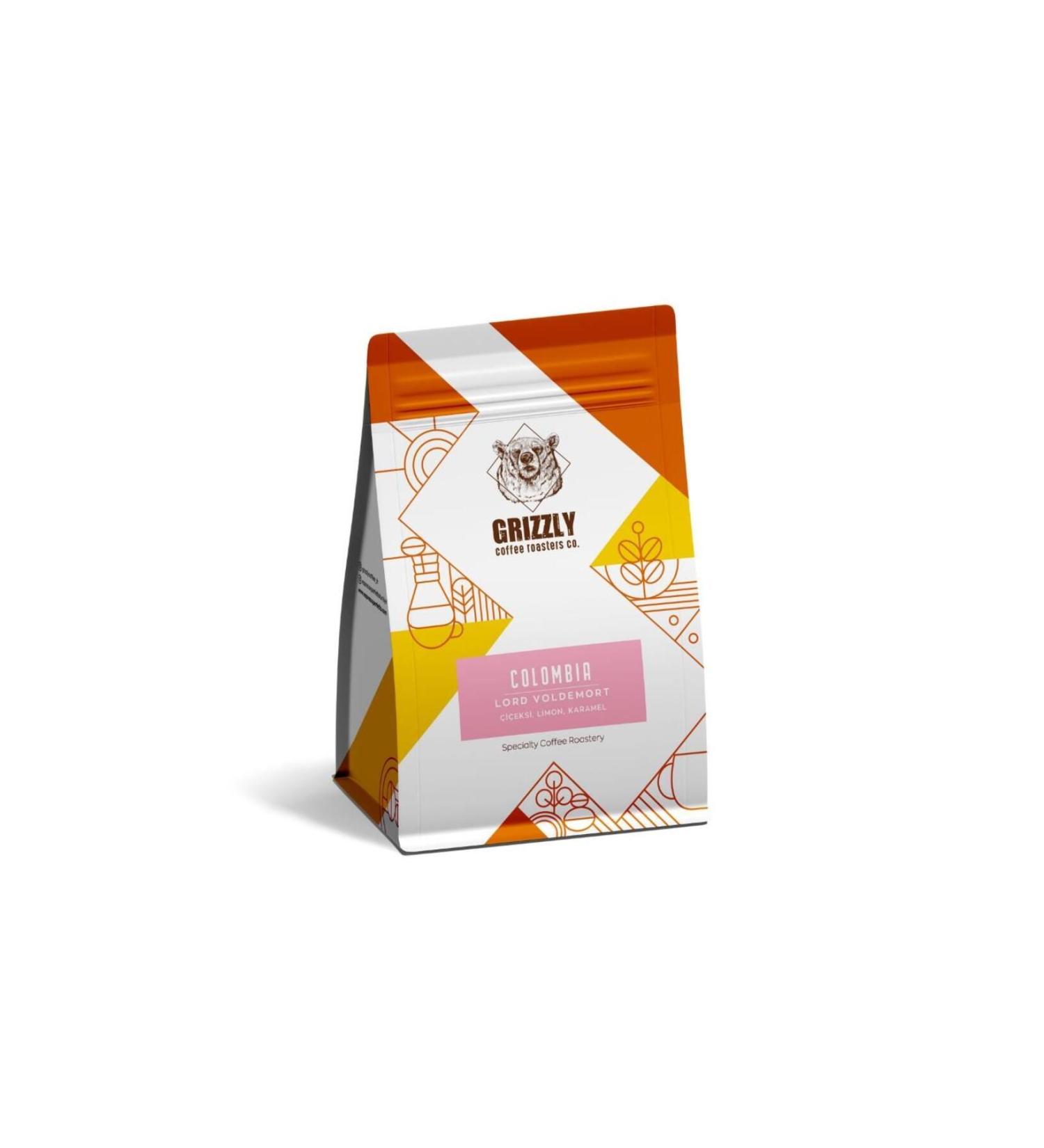 Grizzly Coffee Roasters COLOMBIA LORD VOLDEMORT PINK BOURBON WASHED 1000gr