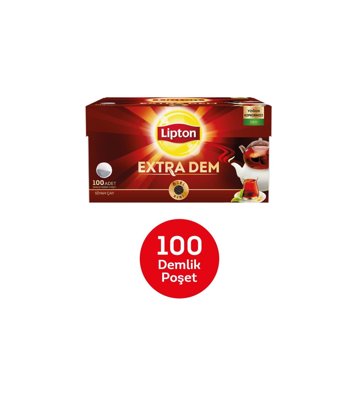 Lipton Extra Dem Tea Bag Teapot 100 pcs - Buy Online on GoSupps.com