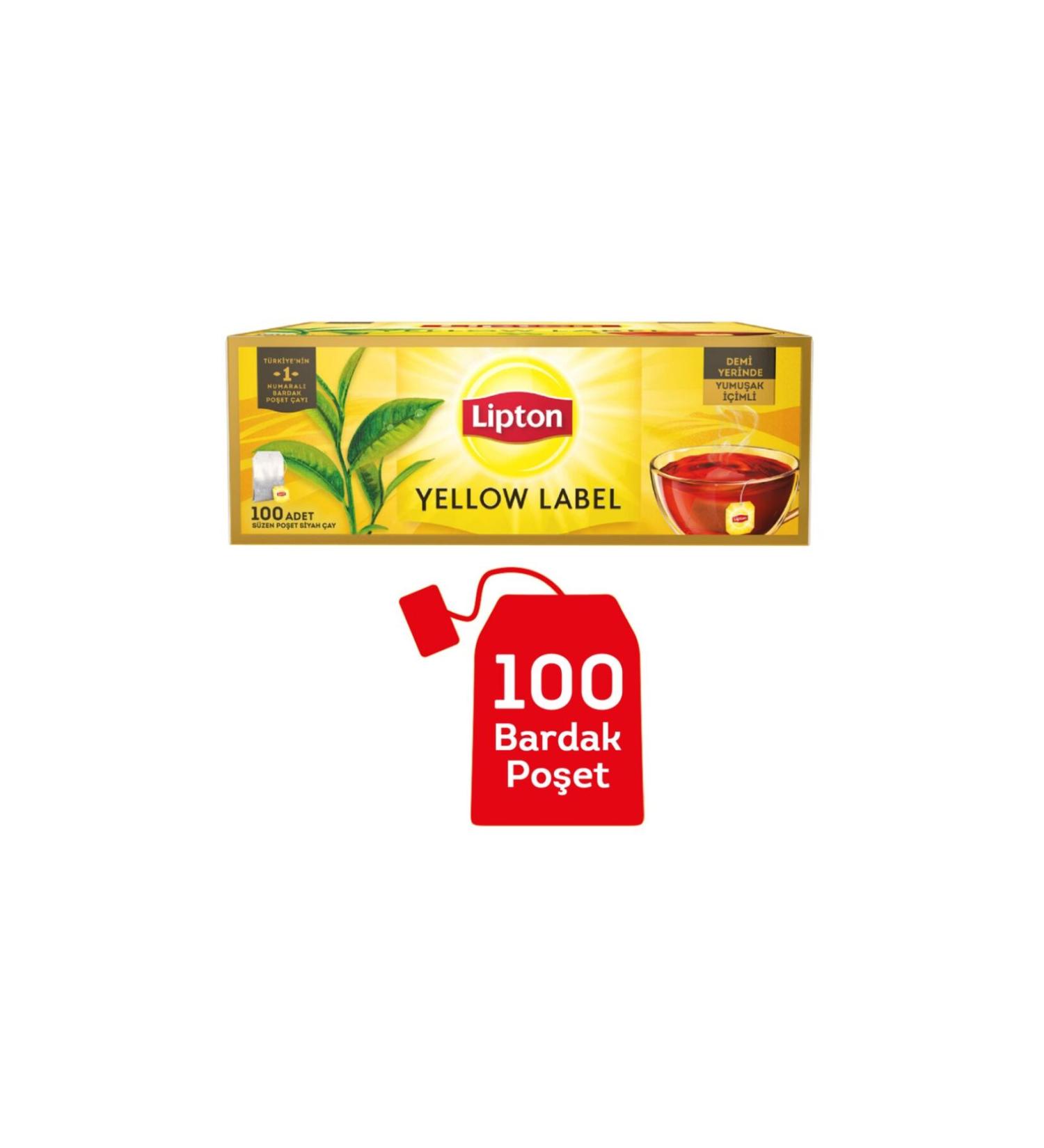 Lipton Yellow Label Tea Bag Cup 100's - Buy Online on GoSupps.com