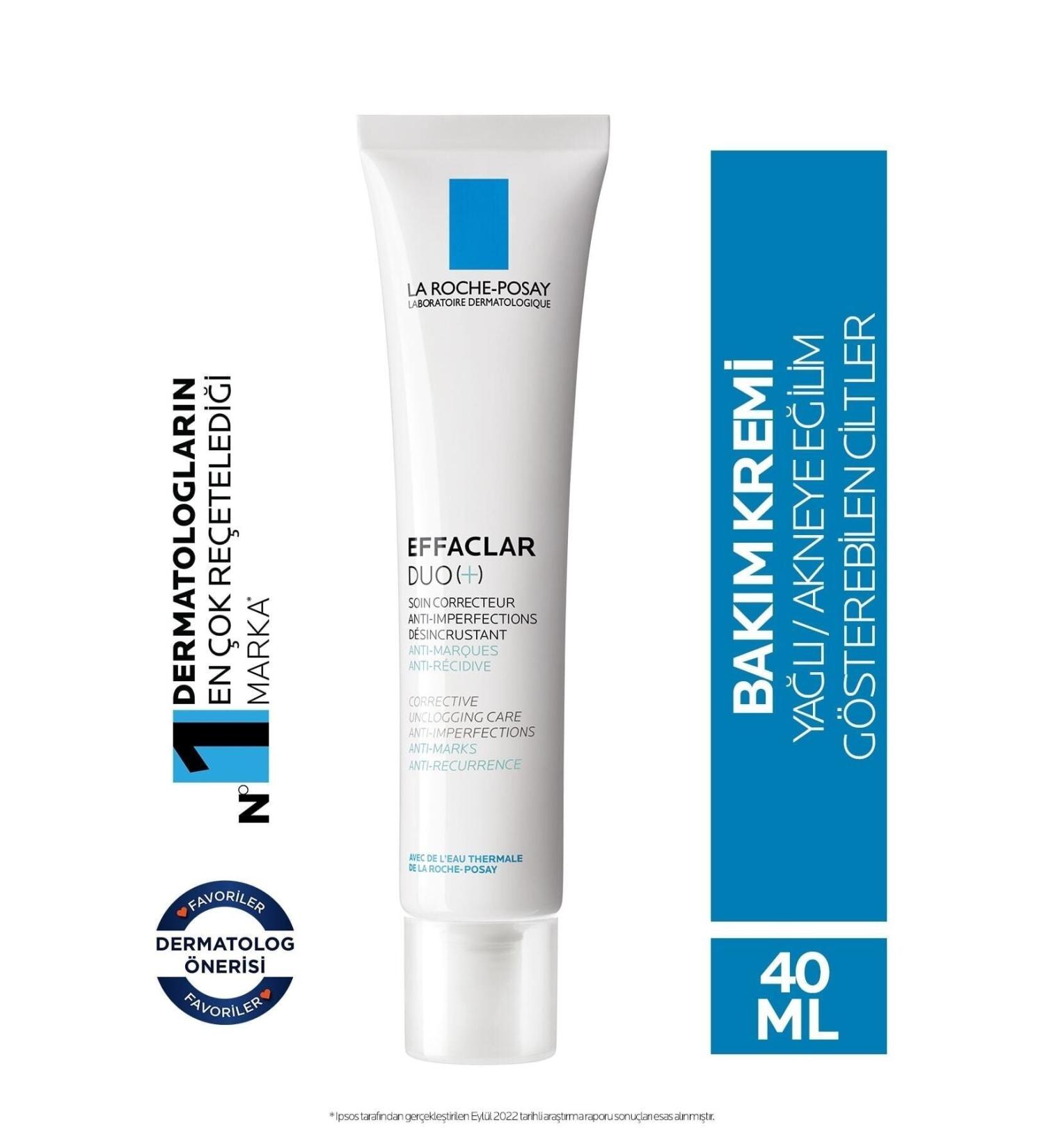 La Roche Posay Skin Care Cream for Oily and Acne-Prone Skin 40 ml. (Effaclar Duo(+) ) - Buy Online on GoSupps.com