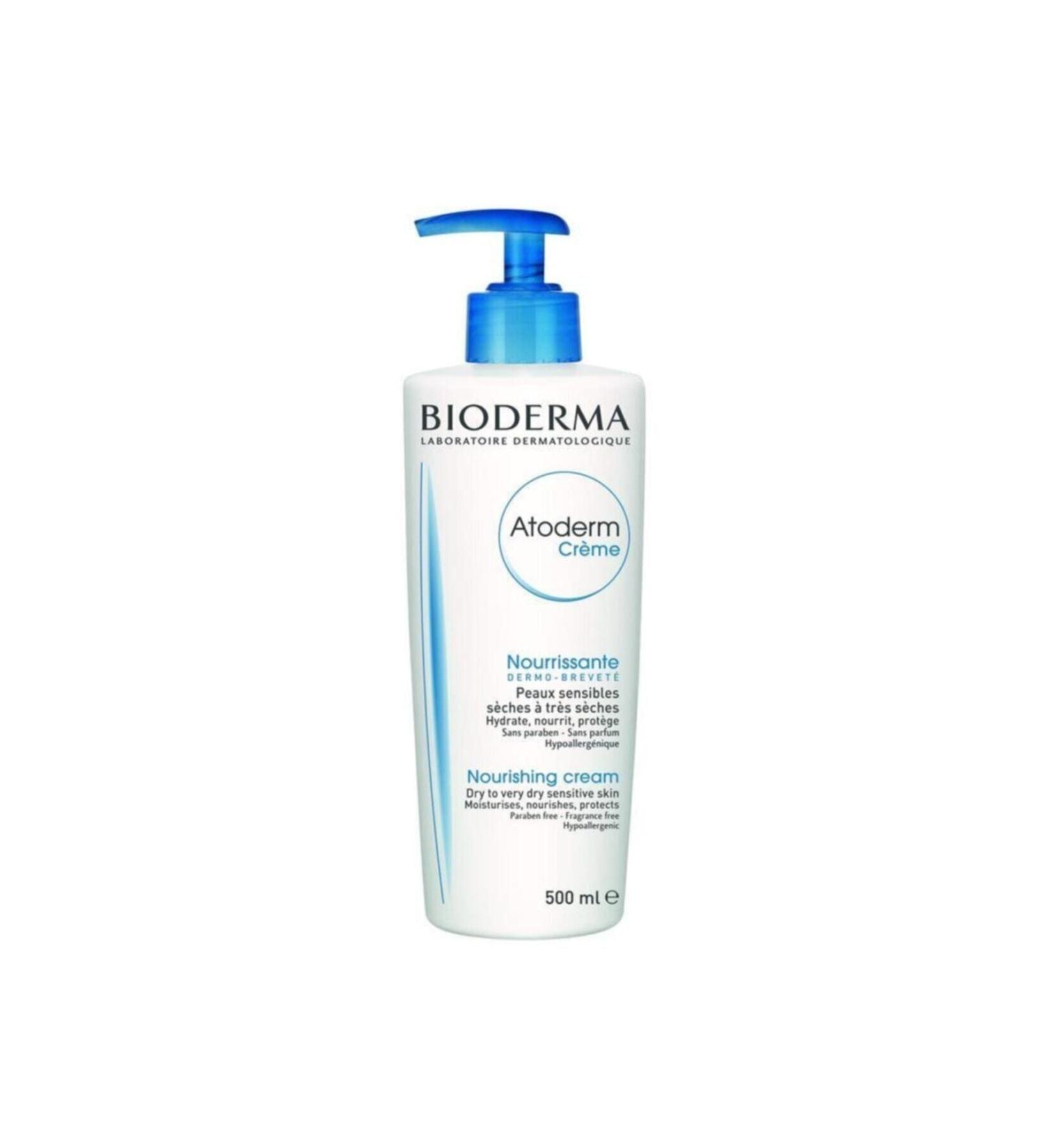 Bioderma Atoderm Cream Moisturizing Cream for Dry Skin 500 ml