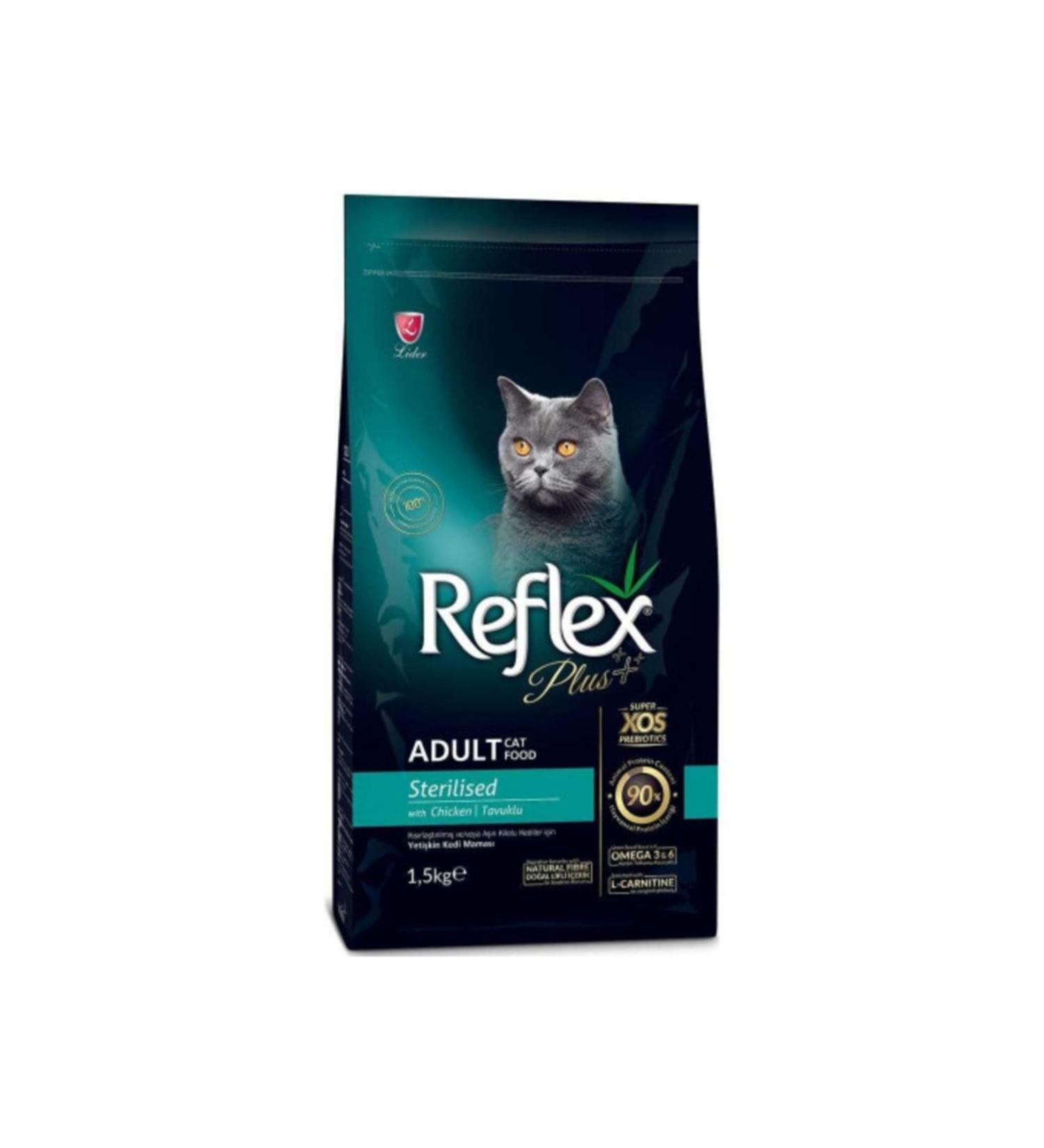 Reflex Plus Chicken Sterilized Adult Cat Food 1.5 Kg