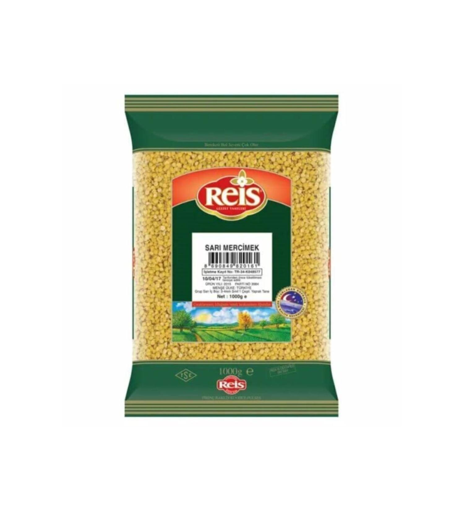 Reis Legumes Reis Yellow Lentils 1 kg