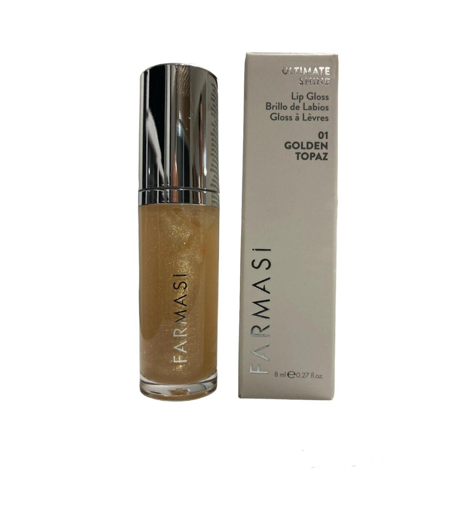 Farmasi Lip Glos Lipstick (01 Golden Topaz) 8ml