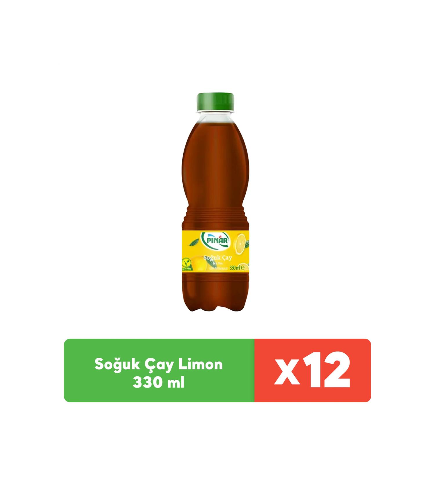 Pinar Iced Tea Lemon 330 ml x 12 Pieces