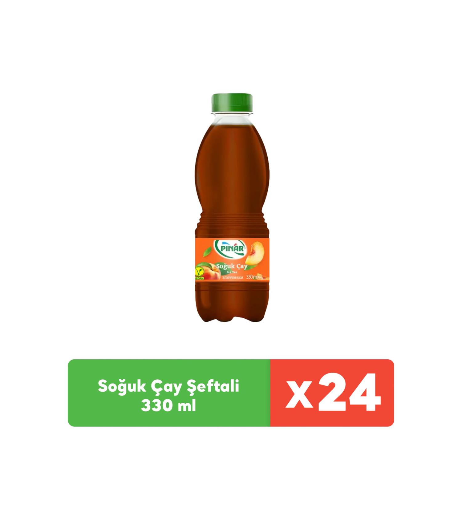 Pinar Iced Tea Peach 330 ml x 24 Pieces