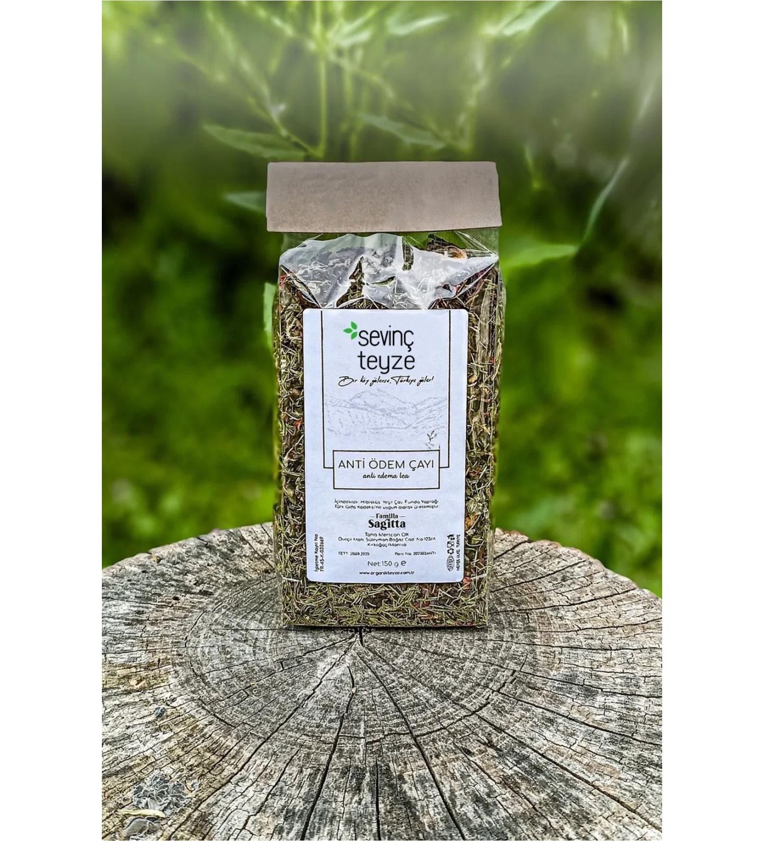Organic Teyze Sevin Teyze Anti Edema Tea 150g. (HIBISCUS HEAVEN LEAF GREEN TEA) - Buy Online on GoSupps.com