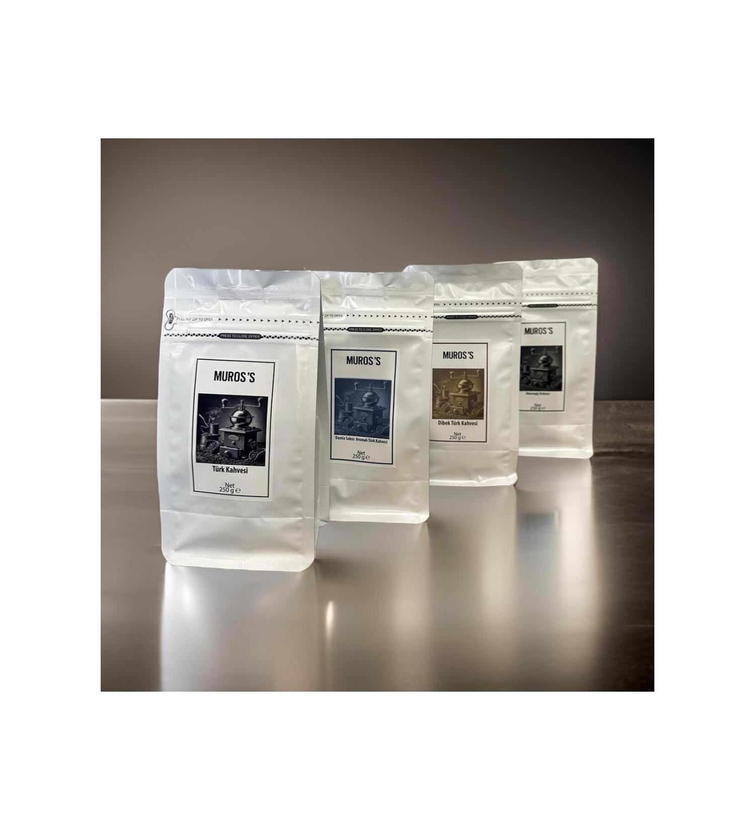 muros's coffee roastery 4-pack aromatic Turkish coffee 250gr