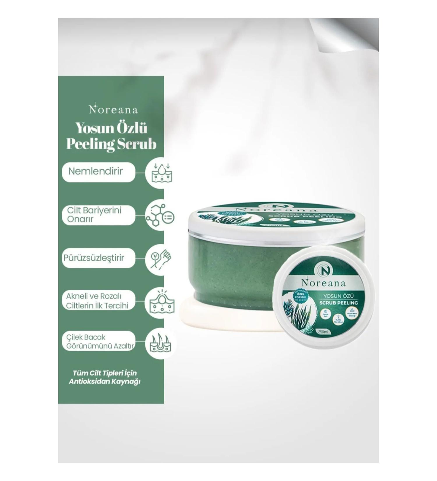Noreana SEAWEED SCRUB PEELING 250ML PURIFYING & REVIVING & MOISTURIZING