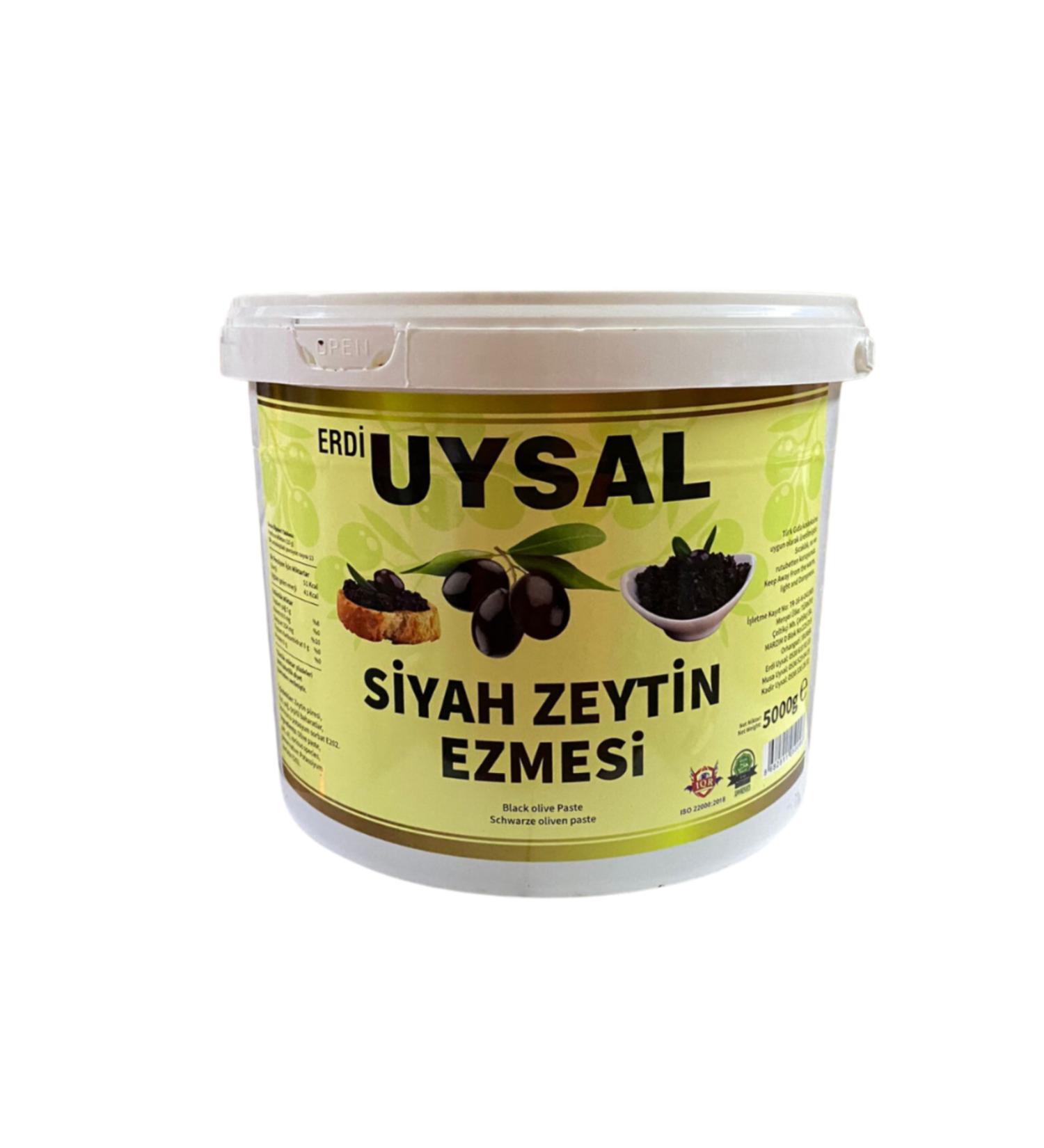 UYSAL Erdi Uysal Black Olive Paste 5 Kg Bucket