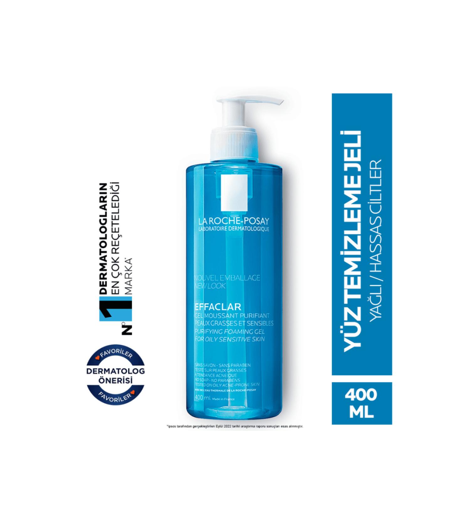 La Roche Posay Effaclar Gel 400 Ml Skin and Face Cleanser 400 ML - Carest Cosmetic - Buy Online on GoSupps.com