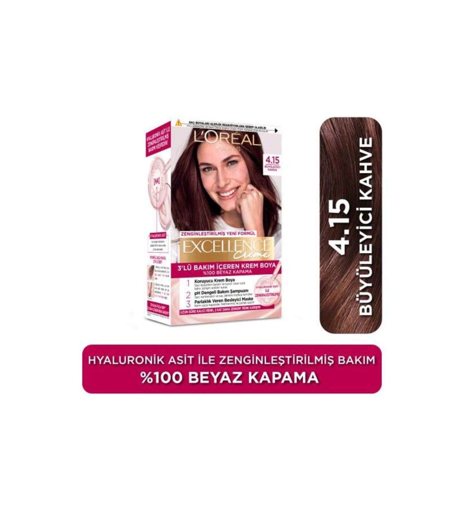 L'Oreal Paris L'Or al Paris Excellence Creme 4.15 Fascinating Coffee Hair Dye