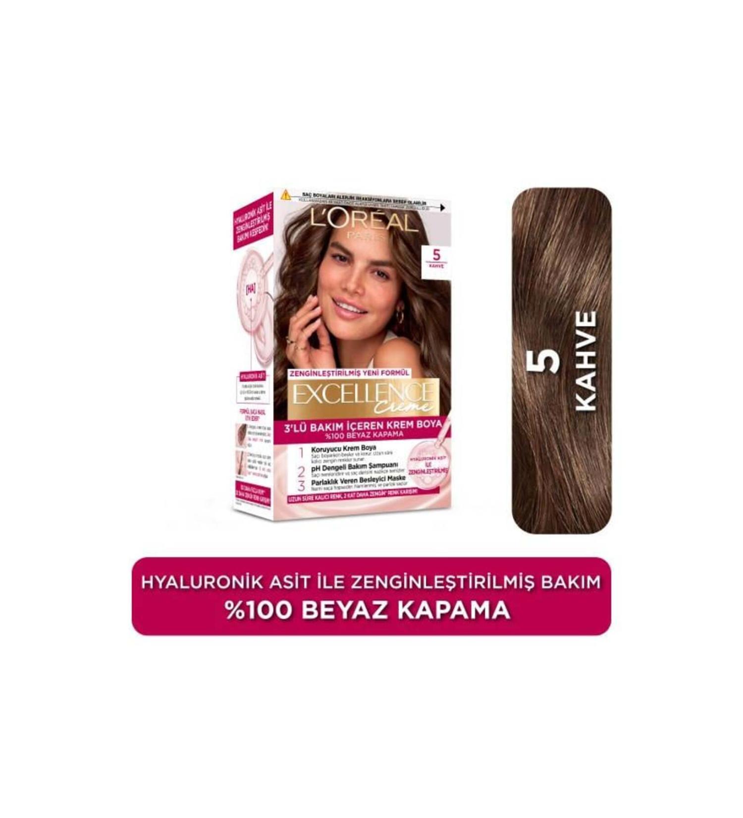 L'Oreal Paris L'Or al Paris Excellence Creme 5 Brown Hair Dye