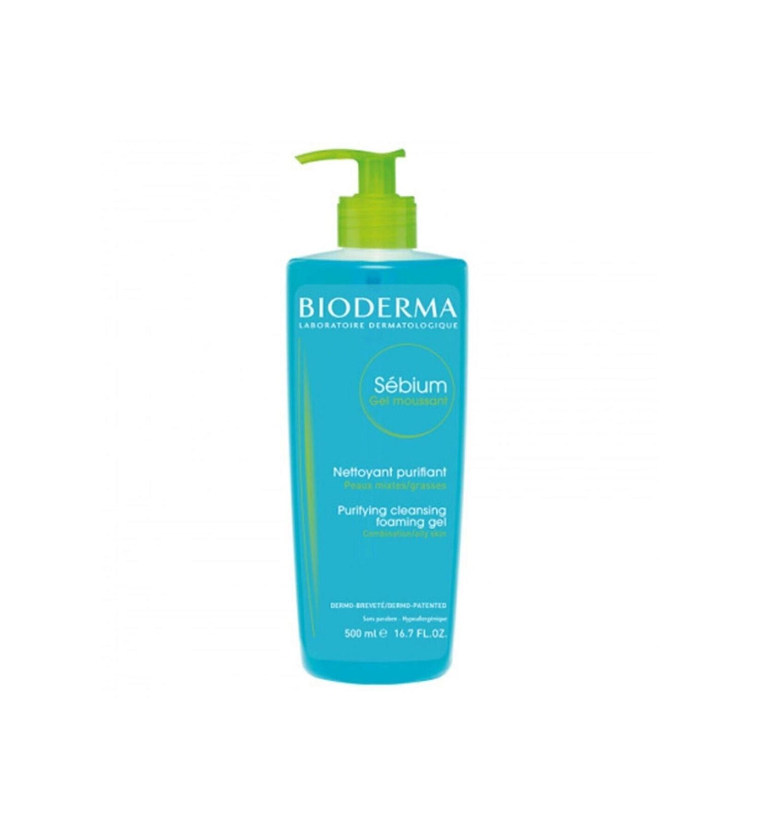 Bioderma Sebium Foaming Cleansing Gel 500ml