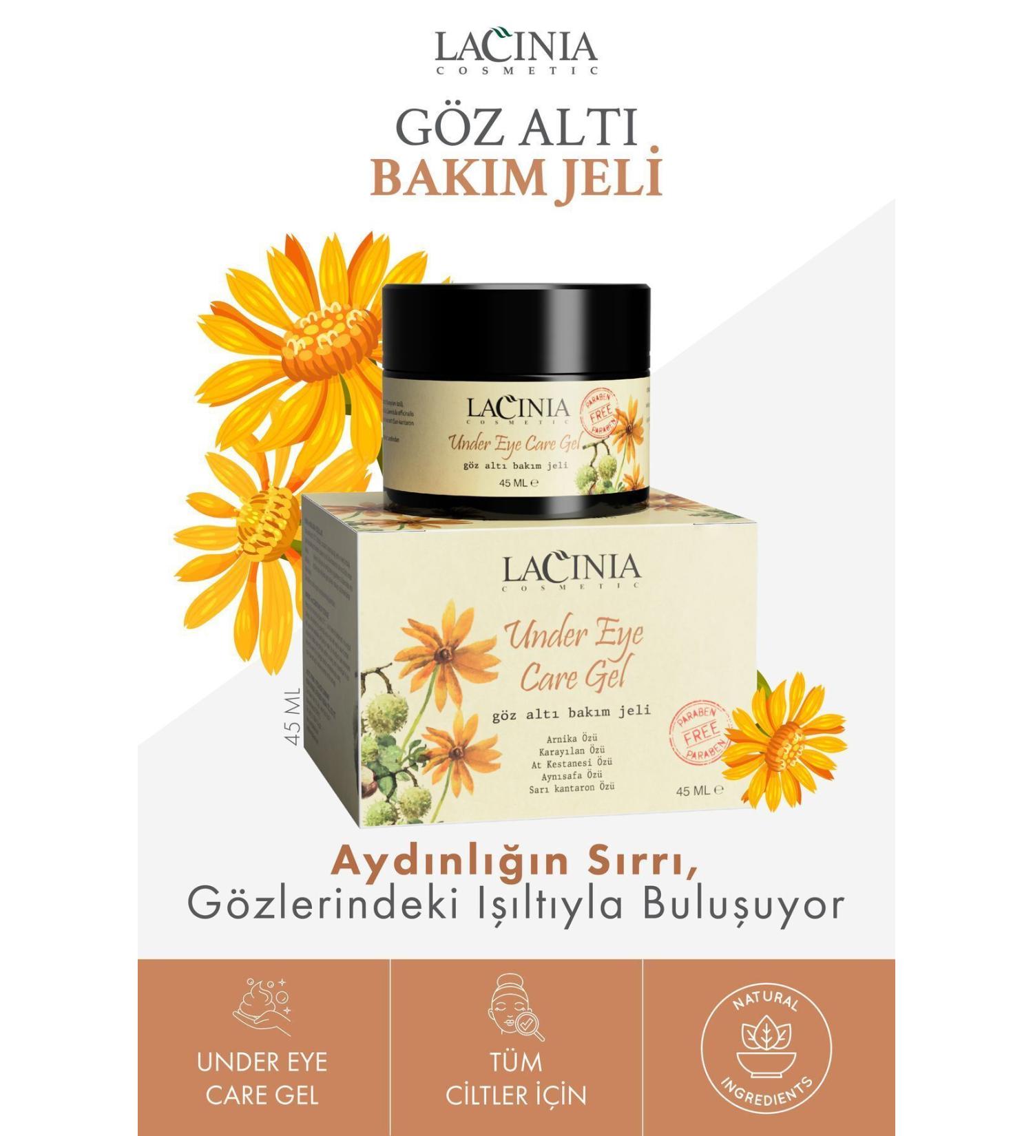 Lacinia Under Eye Care Gel 45 ml - Buy Online on GoSupps.com