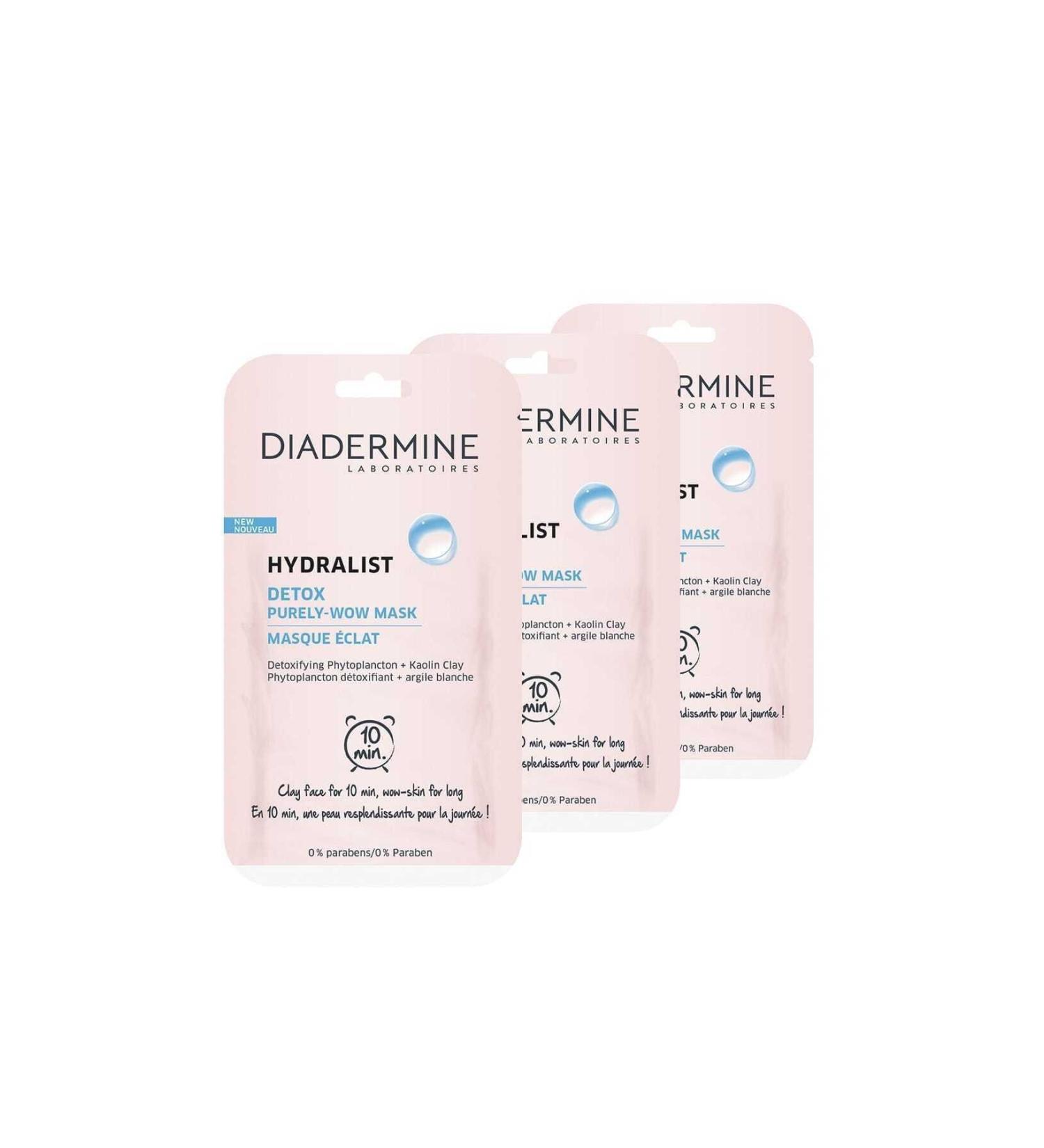 Diadermine Hydralist Detox - Detox Mask 8 Ml X 3