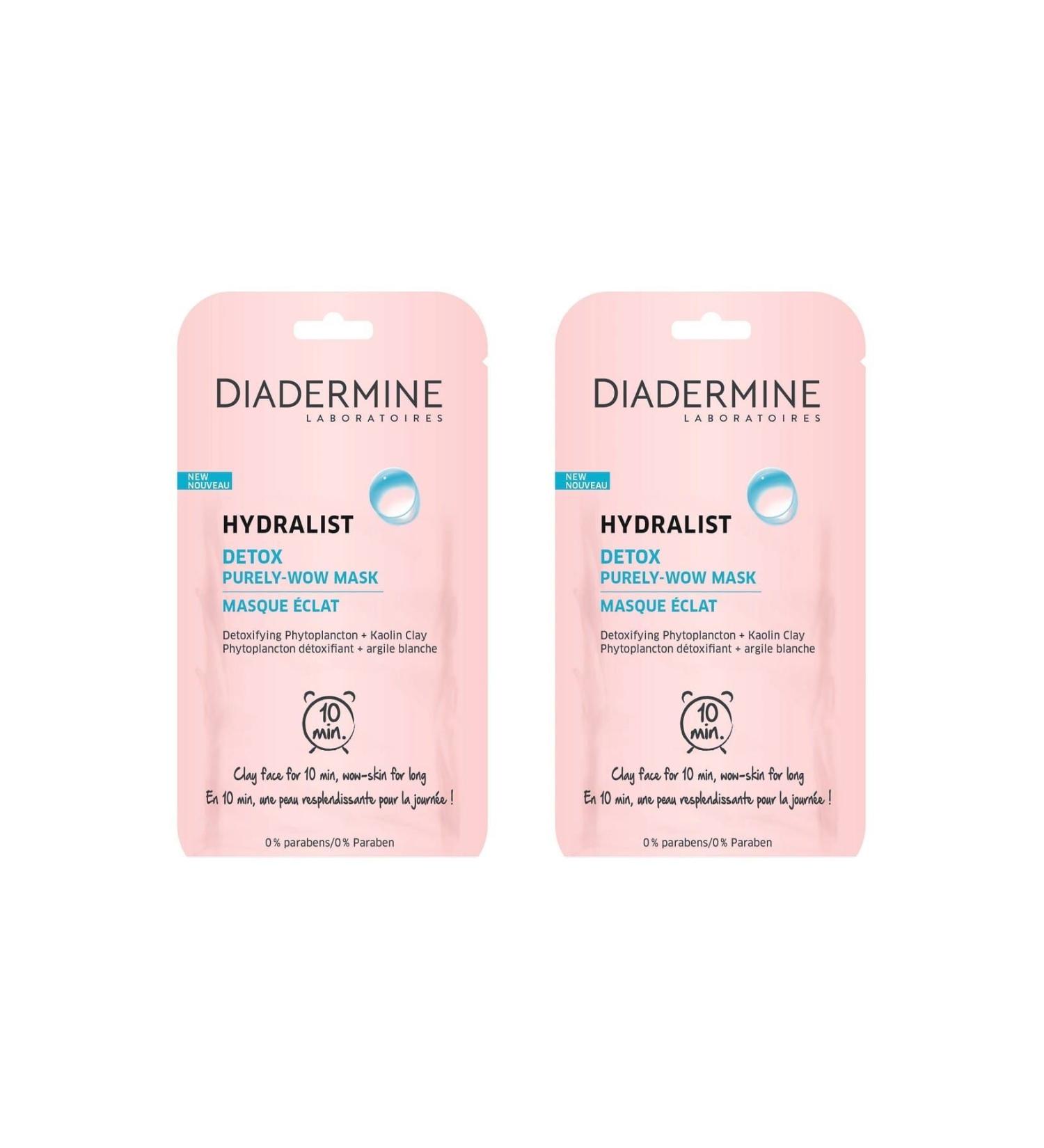 Diadermine Hydralist Detox - Detox Mask 8 ml x 2