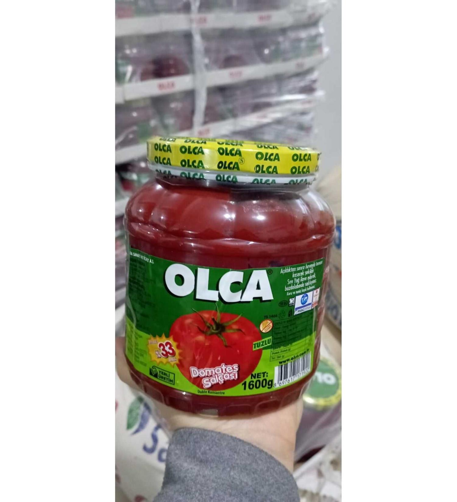 OLCA GIDA Olca Brand Tomato Paste 1600 gr 33 Brix
