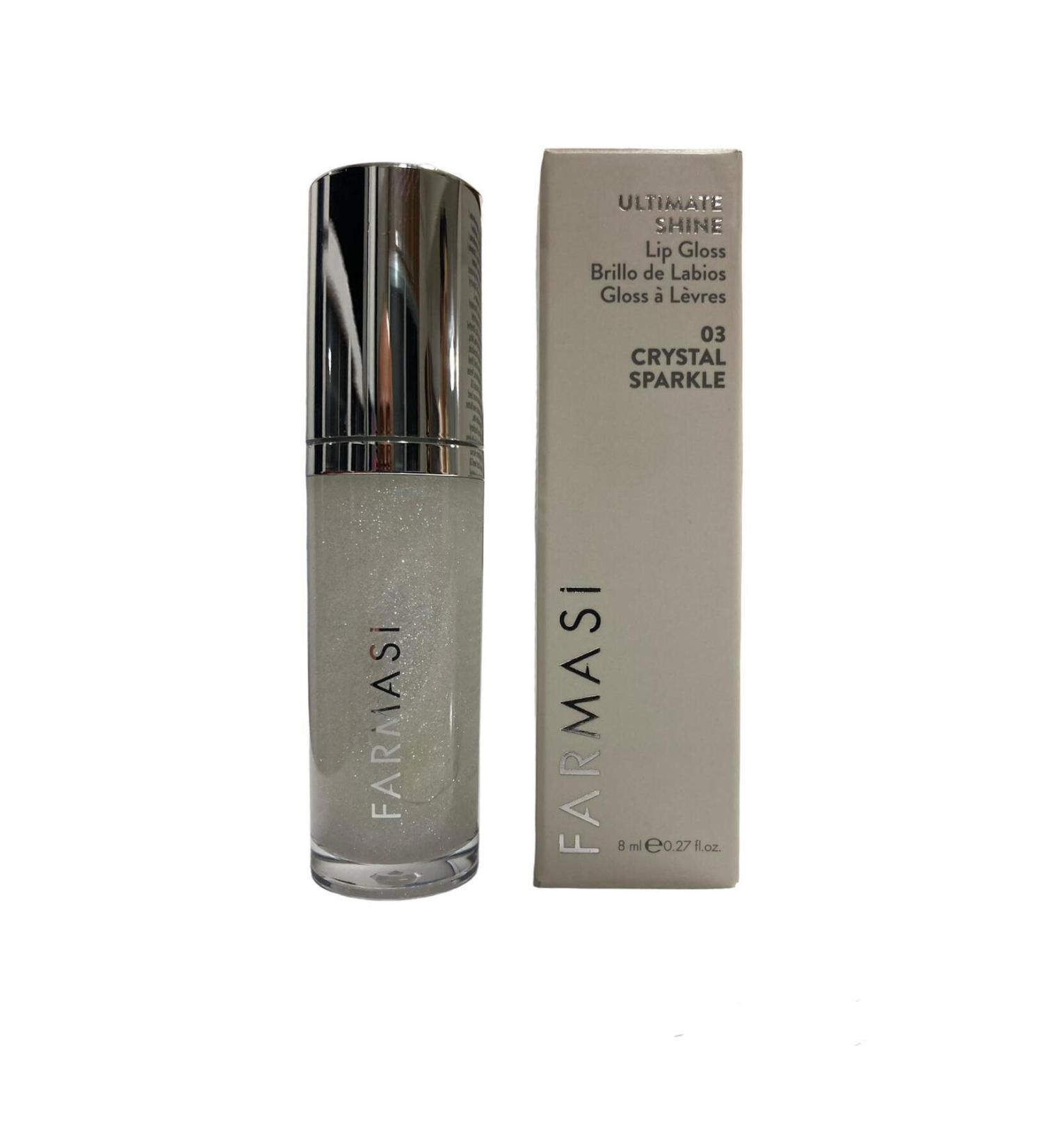 Farmasi Lip Glos Lipstick (03 Crystal Sparkle) 8ml