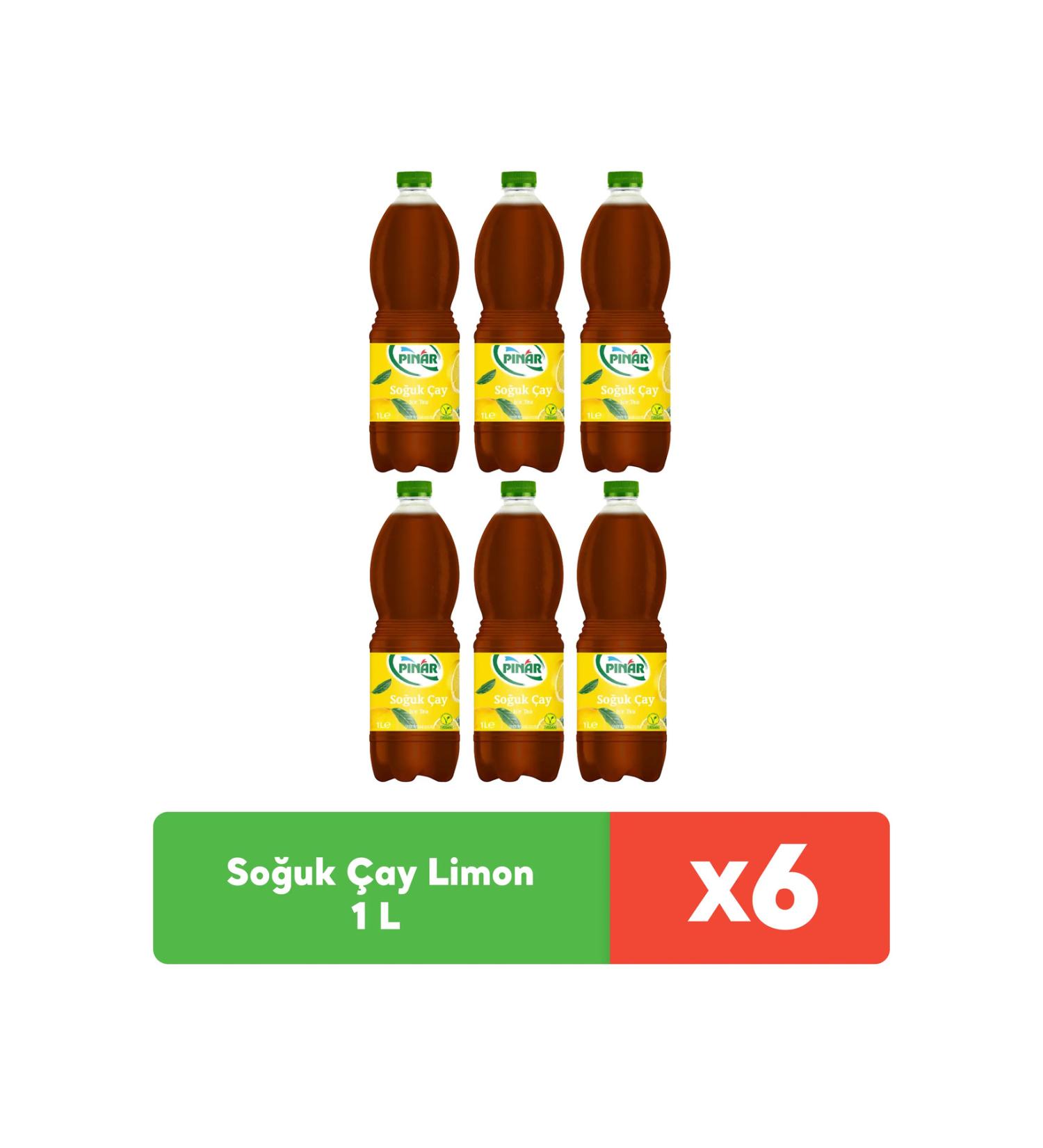 Pinar Iced Tea Lemon 1 L x 6 Pieces