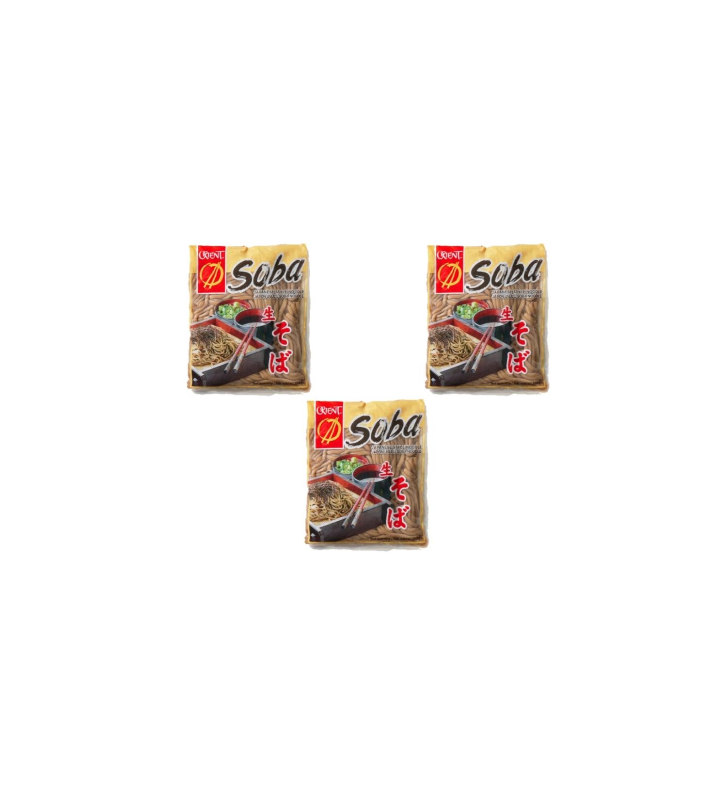 Koza Orient Foods Japanese Style Soba Noodles 180 gr Set of 3