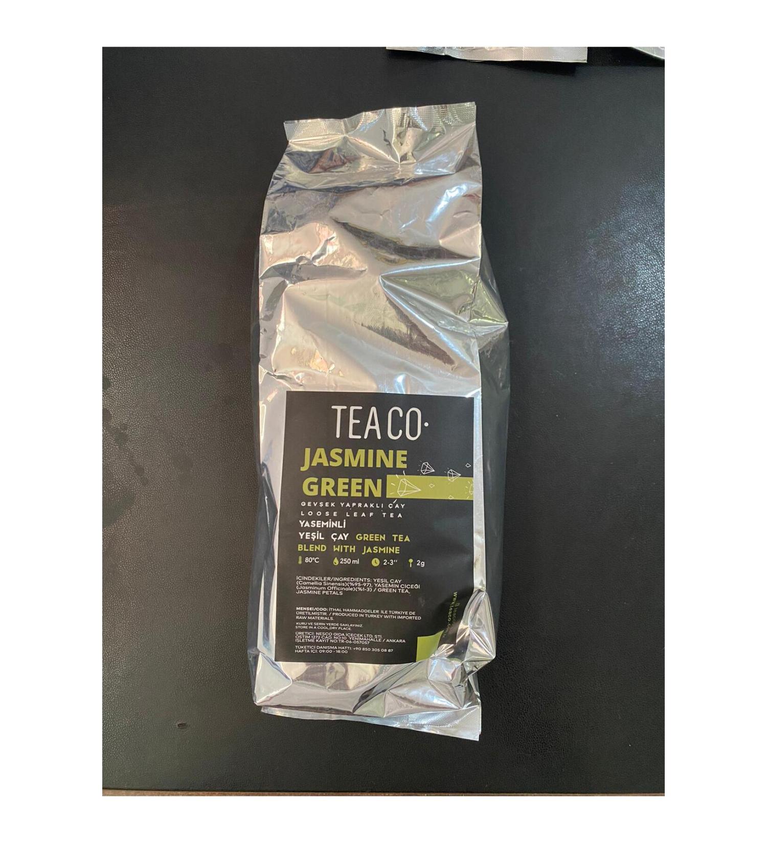 teaco cc TEACO JASMINE GREEN 500 GR LOOSE LEAF TEA