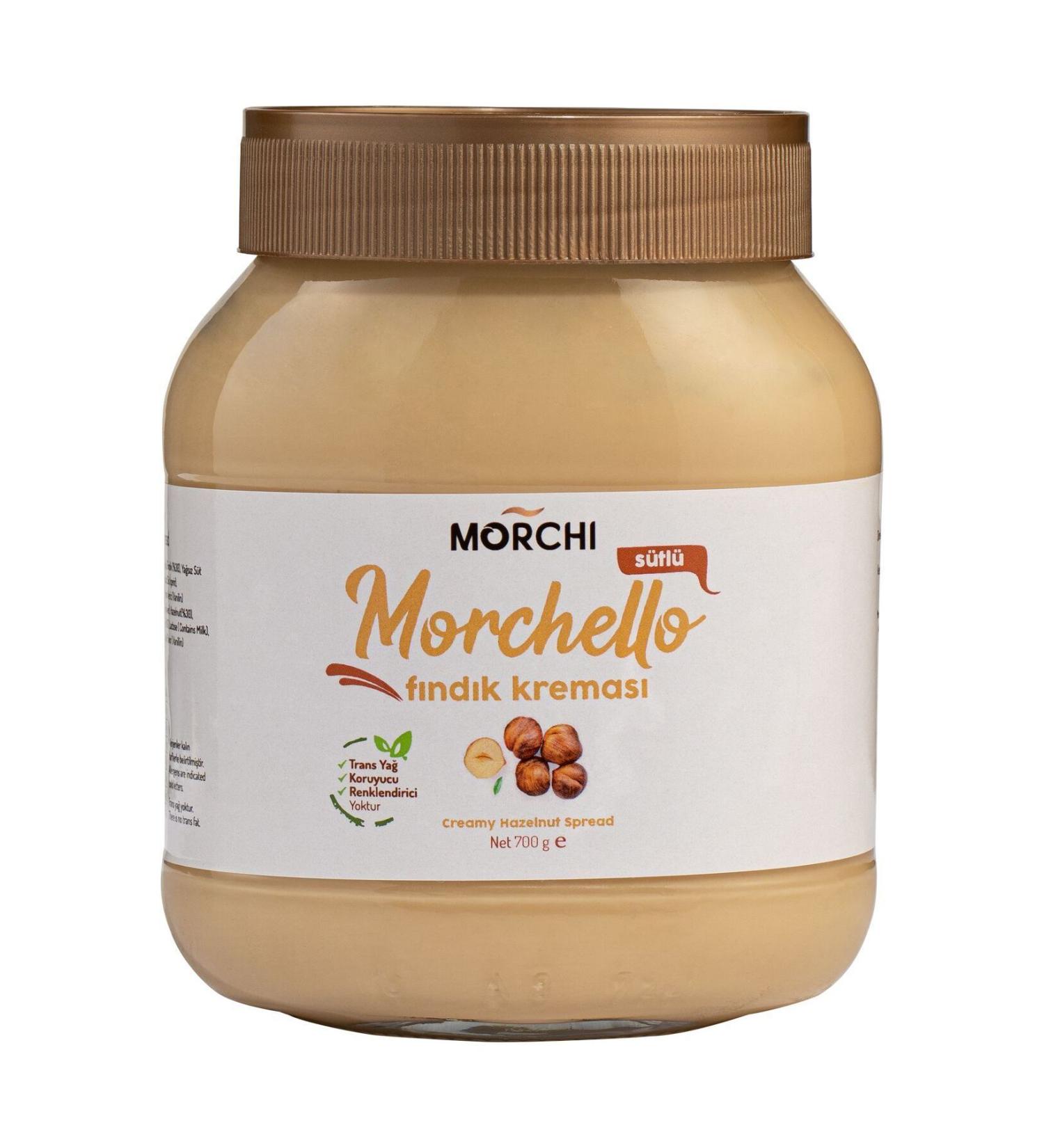 MORCHI Morchello Milk Hazelnut Cream 700 Gr