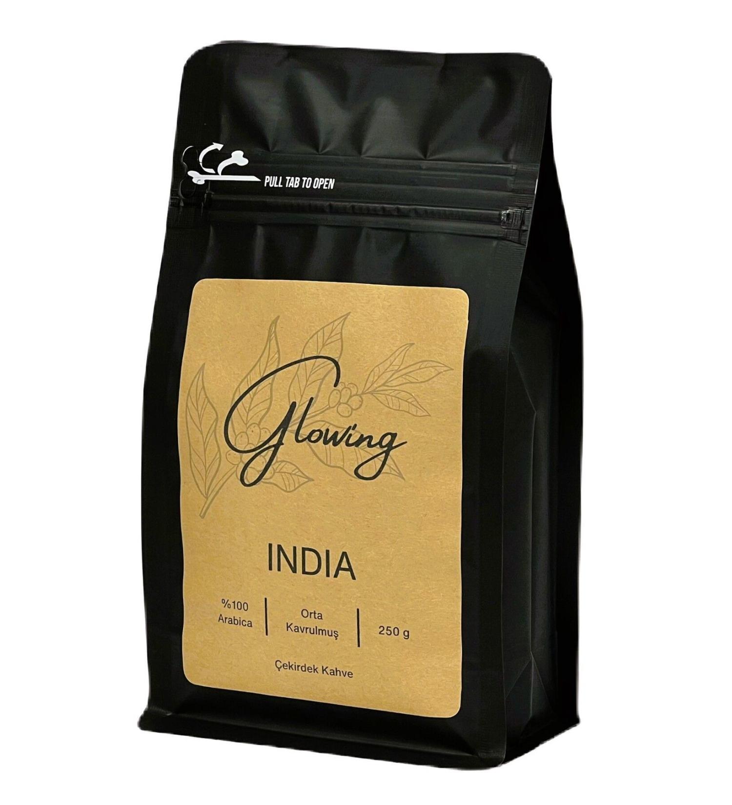 Glowing India Medium Roast Coffee | 0 Arabica | 250 gr