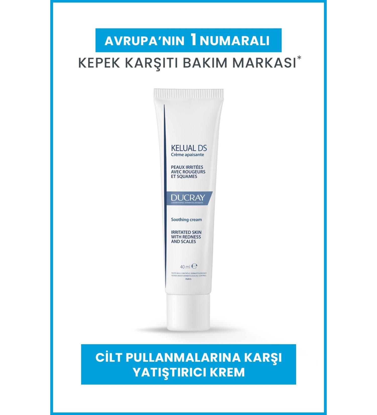 Ducray KELUAL DS Cream Facial care cream that helps relieve and soothe skin flaking - Buy Online on GoSupps.com