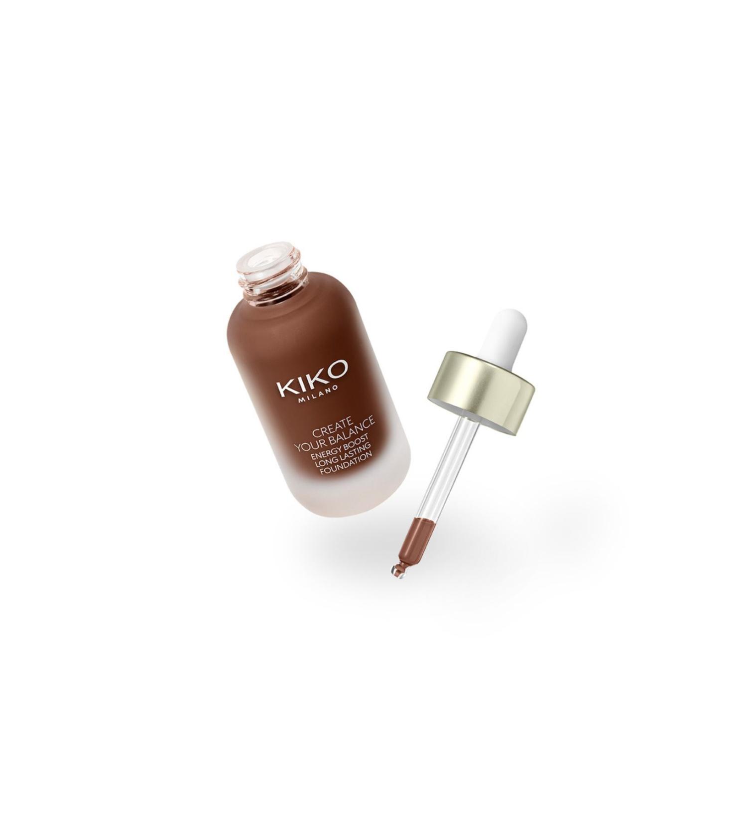 KIKO FOUNDATION - CREATE YOUR BALANCE ENERGY BOOST LONG LASTING FOUNDATION - 08 Cocoa - Buy Online on GoSupps.com