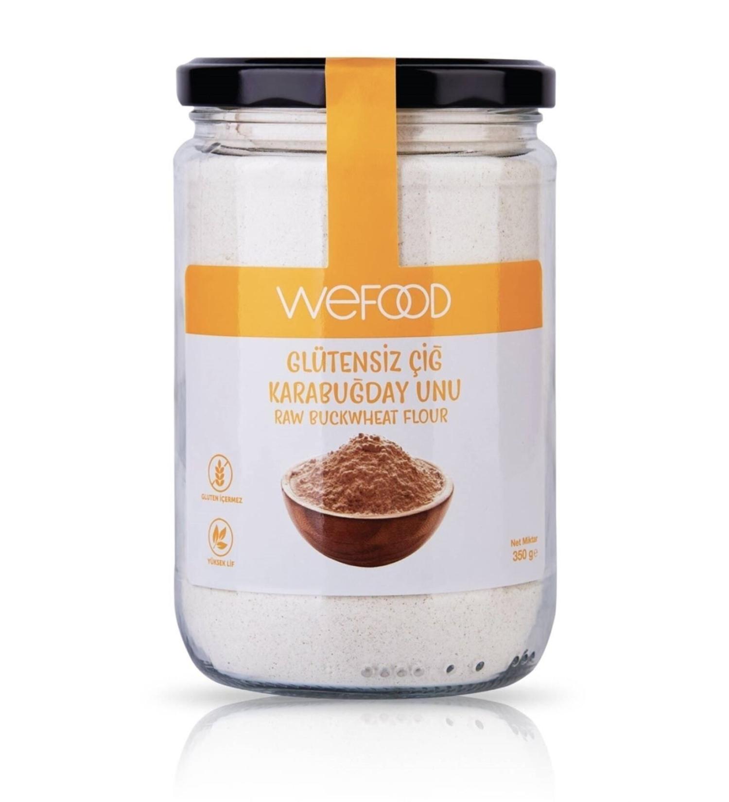 Wefood Box Diet Gluten Free Raw Buckwheat Flour 350 gr