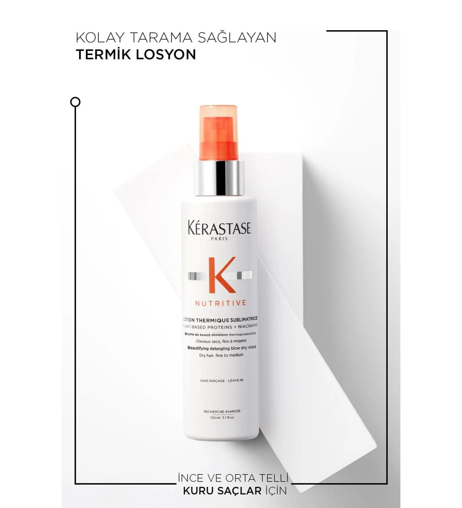 Kerastase NUTRITIVE Thermique Sublimatrice Anti-Electricity Heat Protector for Dry Hair 150 ml-223kl5 - Buy Online on GoSupps.com