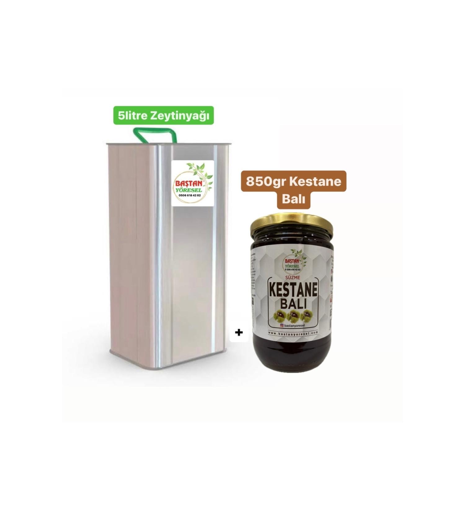 5 liters of Local Olive Oil and 850 grams of Bozda Chestnut Honey (FOR PROMOTIONAL PURPOSES) - Buy Online on GoSupps.com