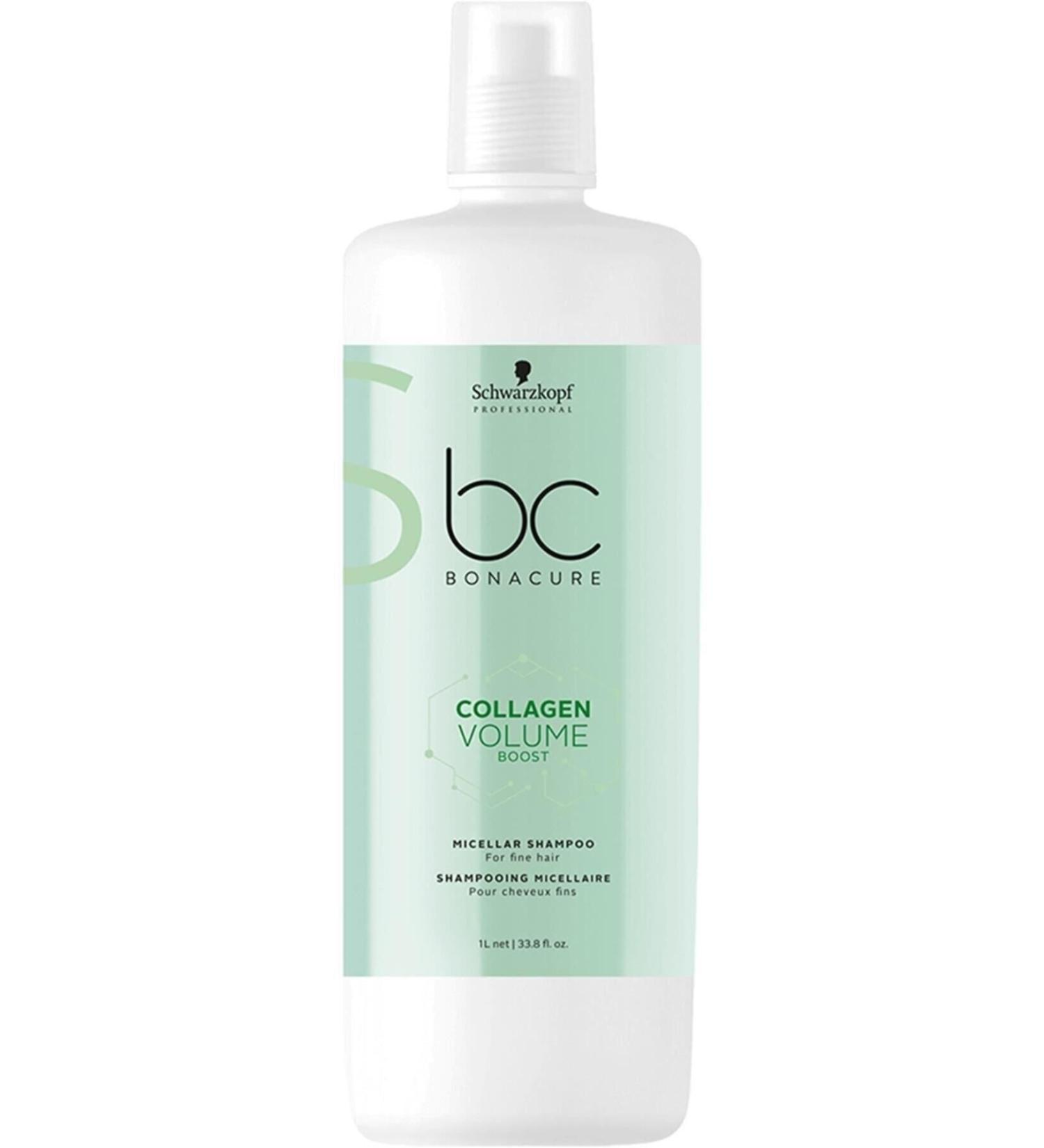 Schwarzkopf BC BONACURE : COLLAGEN SHAMPOO NATURAL VOLUME 1000 ML KEYON303
